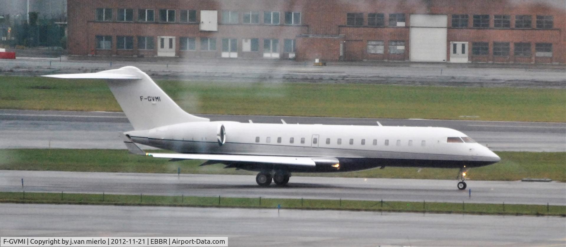 F-GVMI, 2011 Bombardier BD-700-1A10 Global Express C/N 9456, Brussels