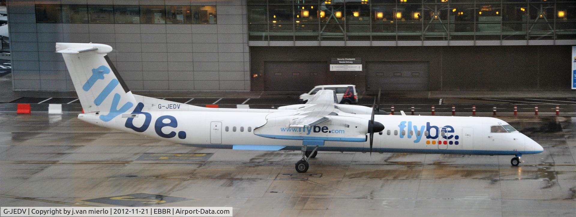 G-JEDV, 2004 De Havilland Canada DHC-8-402Q Dash 8 C/N 4090, Brussels