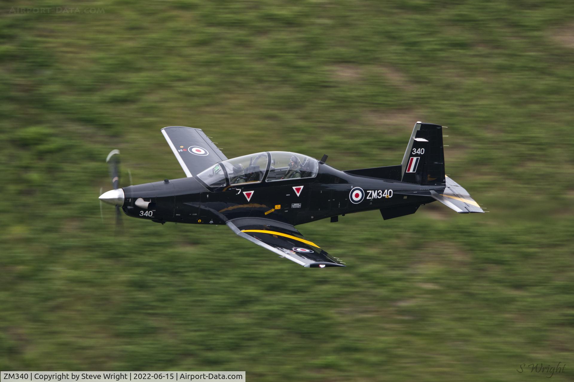 ZM340, 2020 Beechcraft T-6C Texan T.1 C/N PM-137, Bwlch Oerdrws, Mach Loop. Wales UK