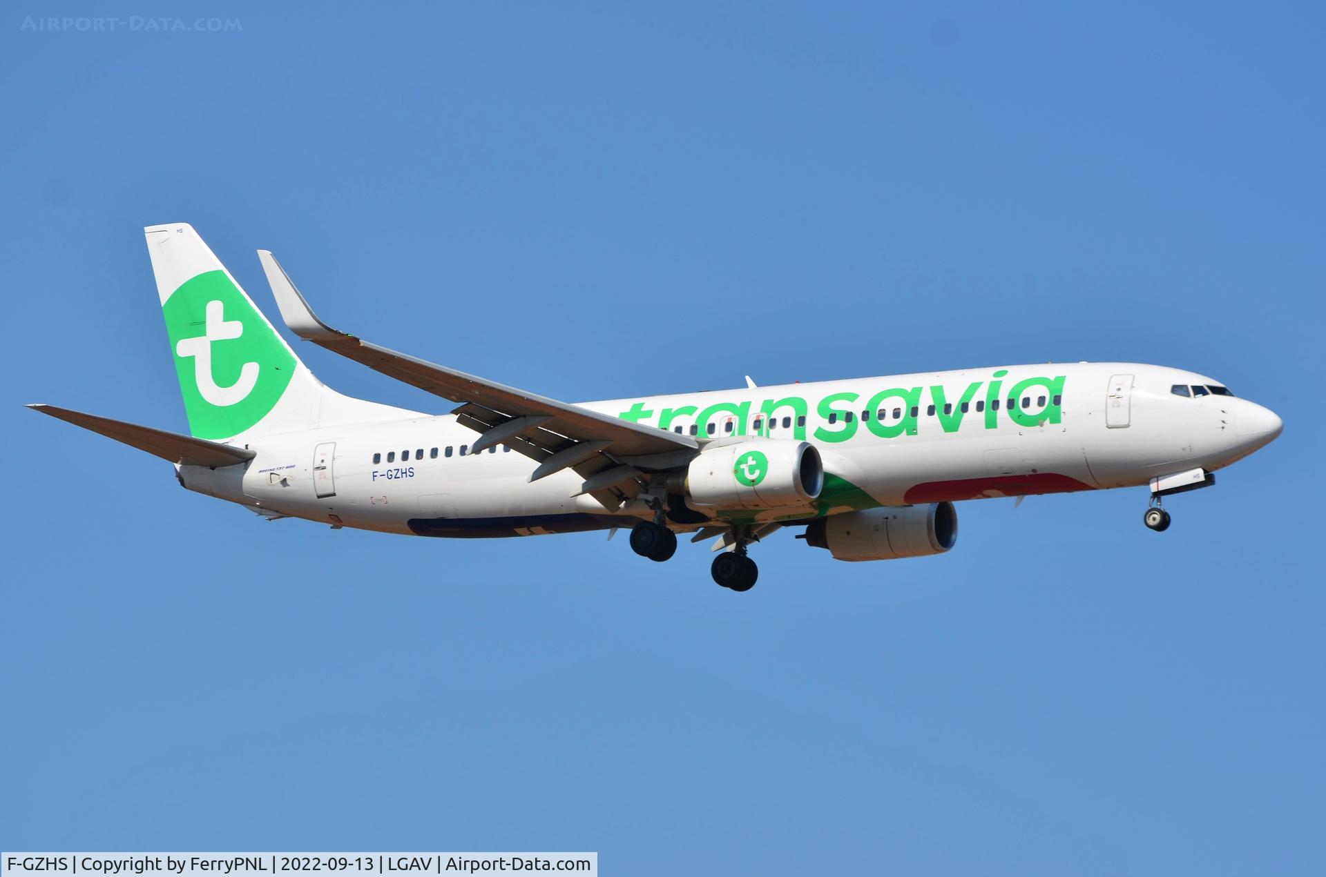 F-GZHS, 2007 Boeing 737-84P C/N 35074, Transavia France B738 arriving