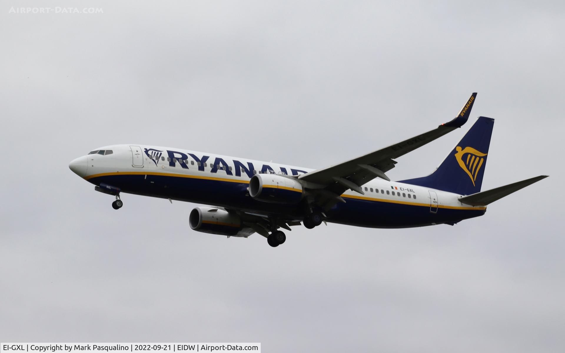 EI-GXL, 2018 Boeing 737-800 C/N 44857, Boeing 737-8AS