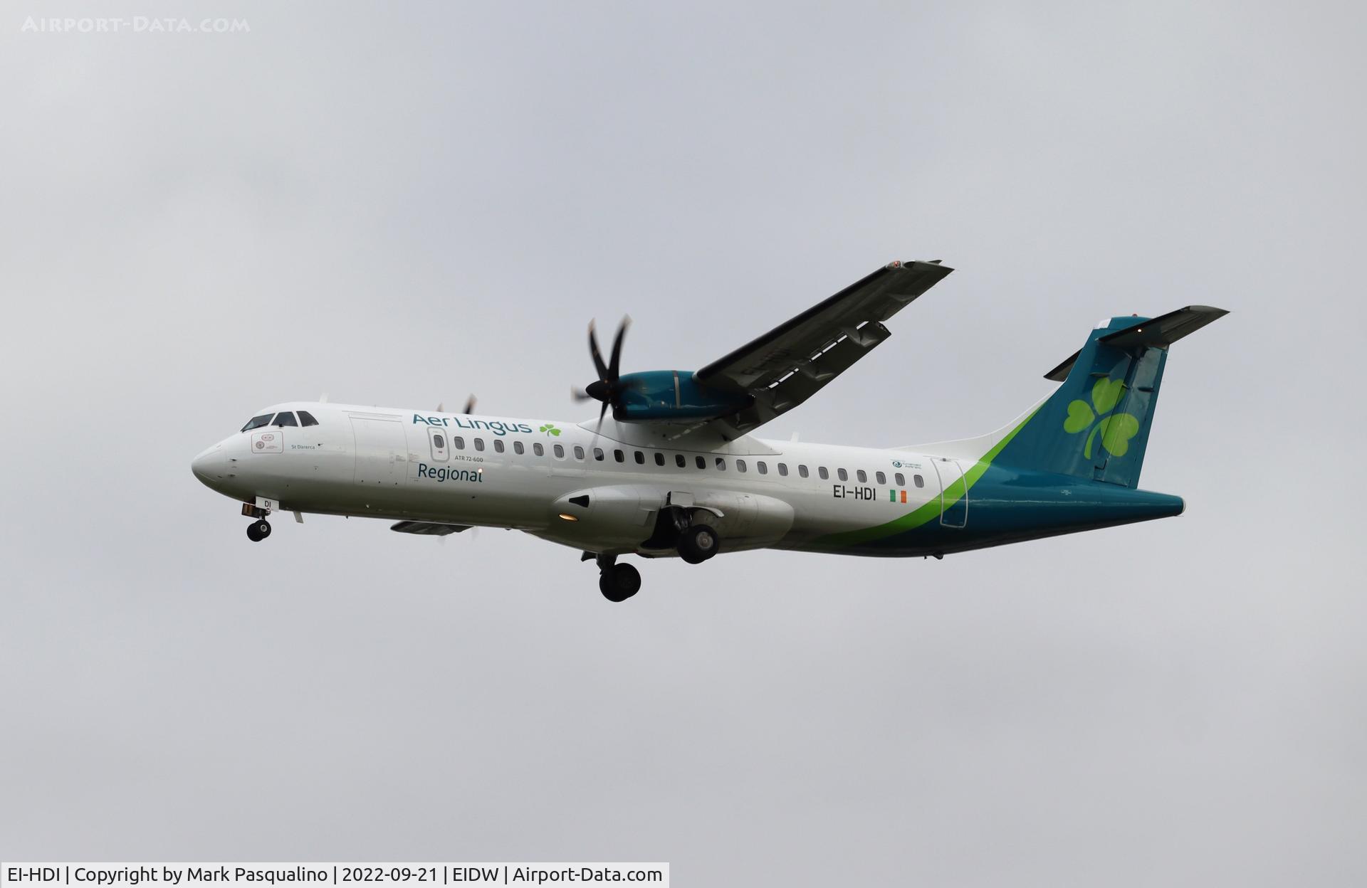 EI-HDI, 2013 ATR 72-600 (72-212A) C/N 1087, ATR 72-212A