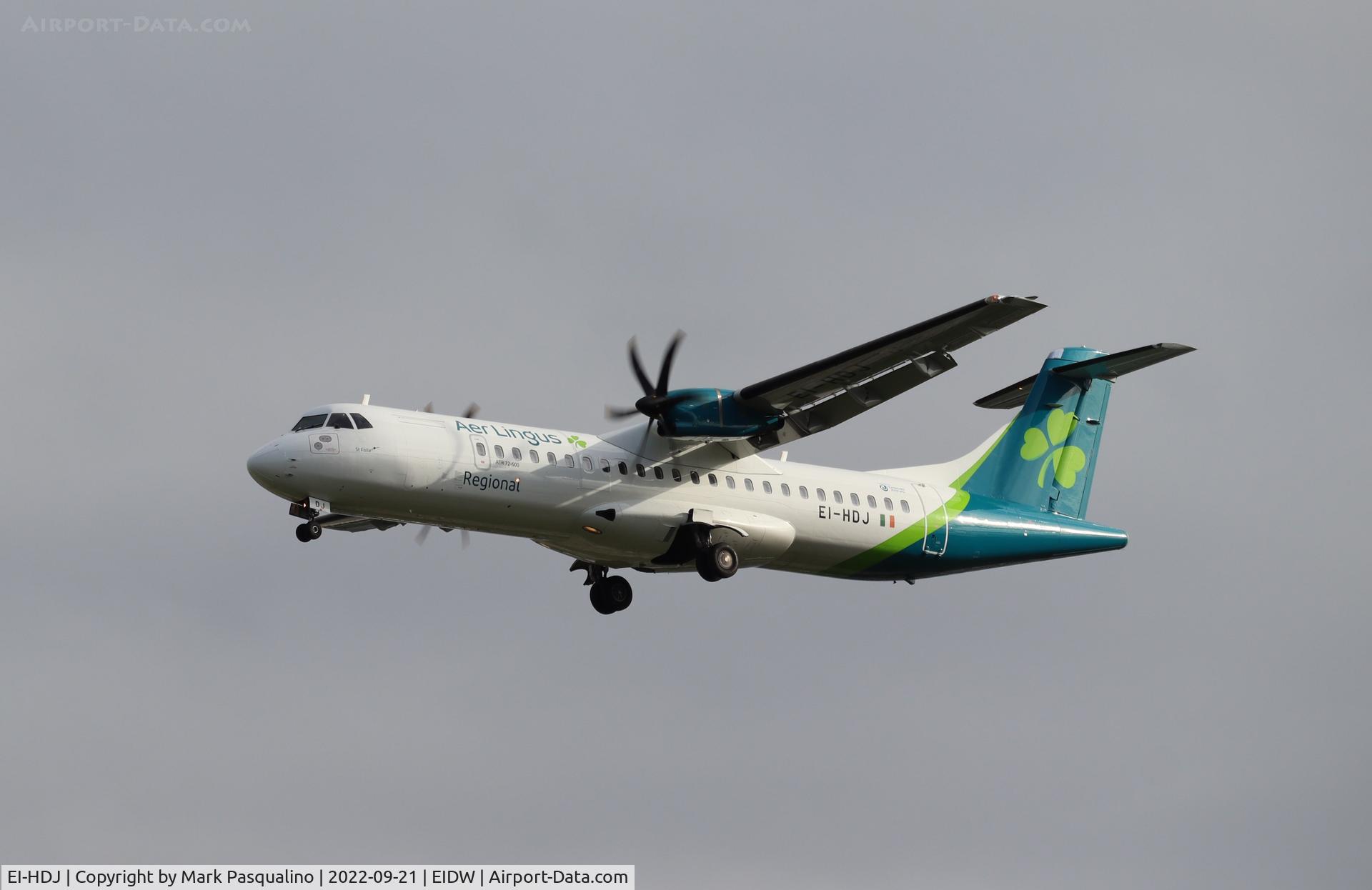 EI-HDJ, 2016 ATR 72-600 C/N 1324, ATR 72-600