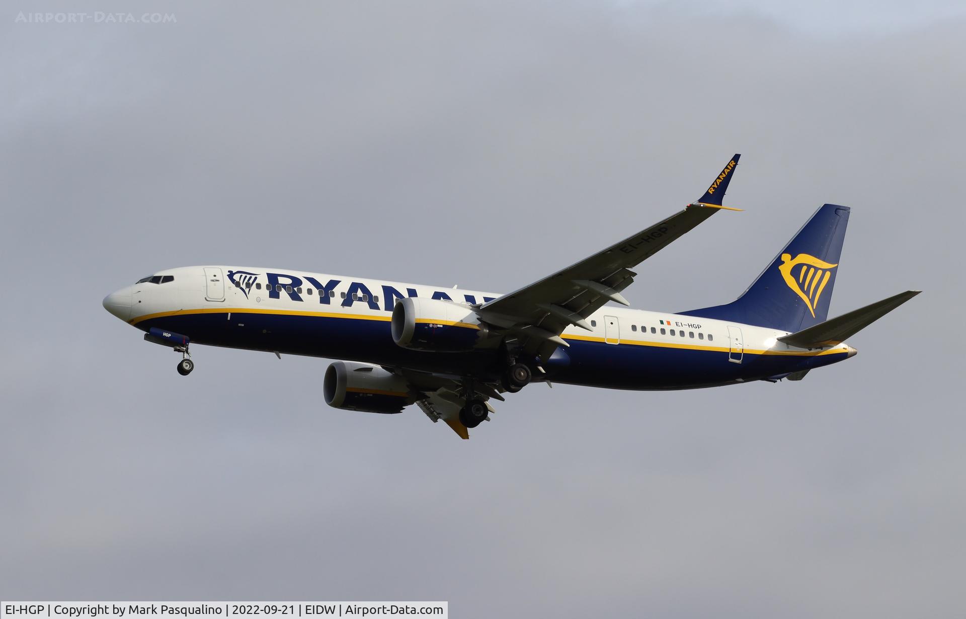 EI-HGP, 2021 Boeing 737-8-200 MAX C/N 62330, Boeing 737-8-200 MAX