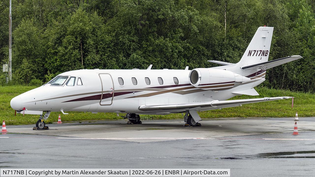 N717NB, 2007 Cessna 560XL Citation XLS C/N 560-5694, Parked.