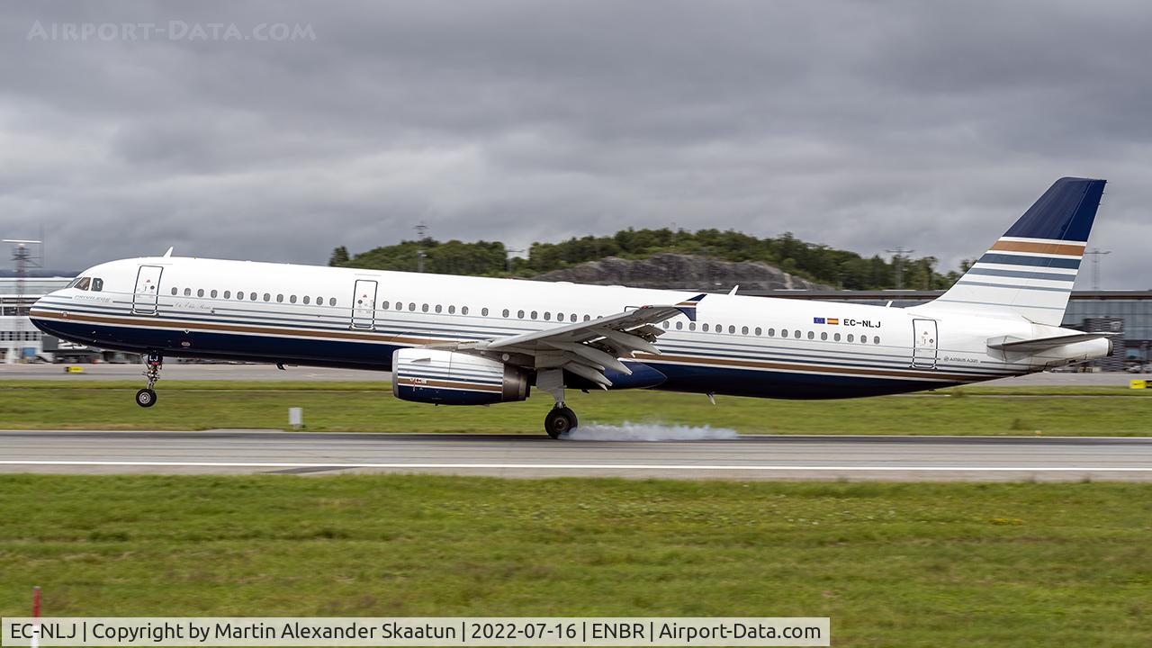 EC-NLJ, 2008 Airbus A321-231 C/N 3636, Landing rwy. 35.