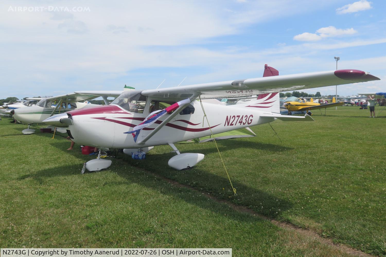 N2743G, 1959 Cessna 182B Skylane C/N 52043, 1959 Cessna 182B, c/n: 52043, AirVenture 2022