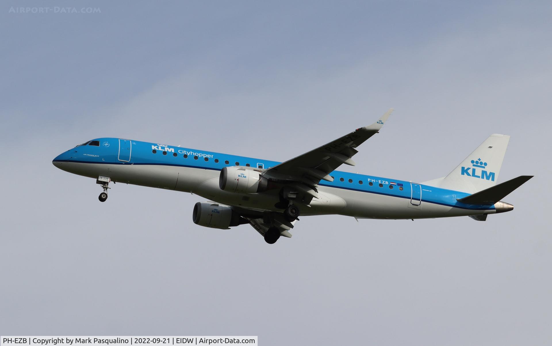PH-EZB, 2008 Embraer 190LR (ERJ-190-100LR) C/N 19000235, ERJ-190-100LR