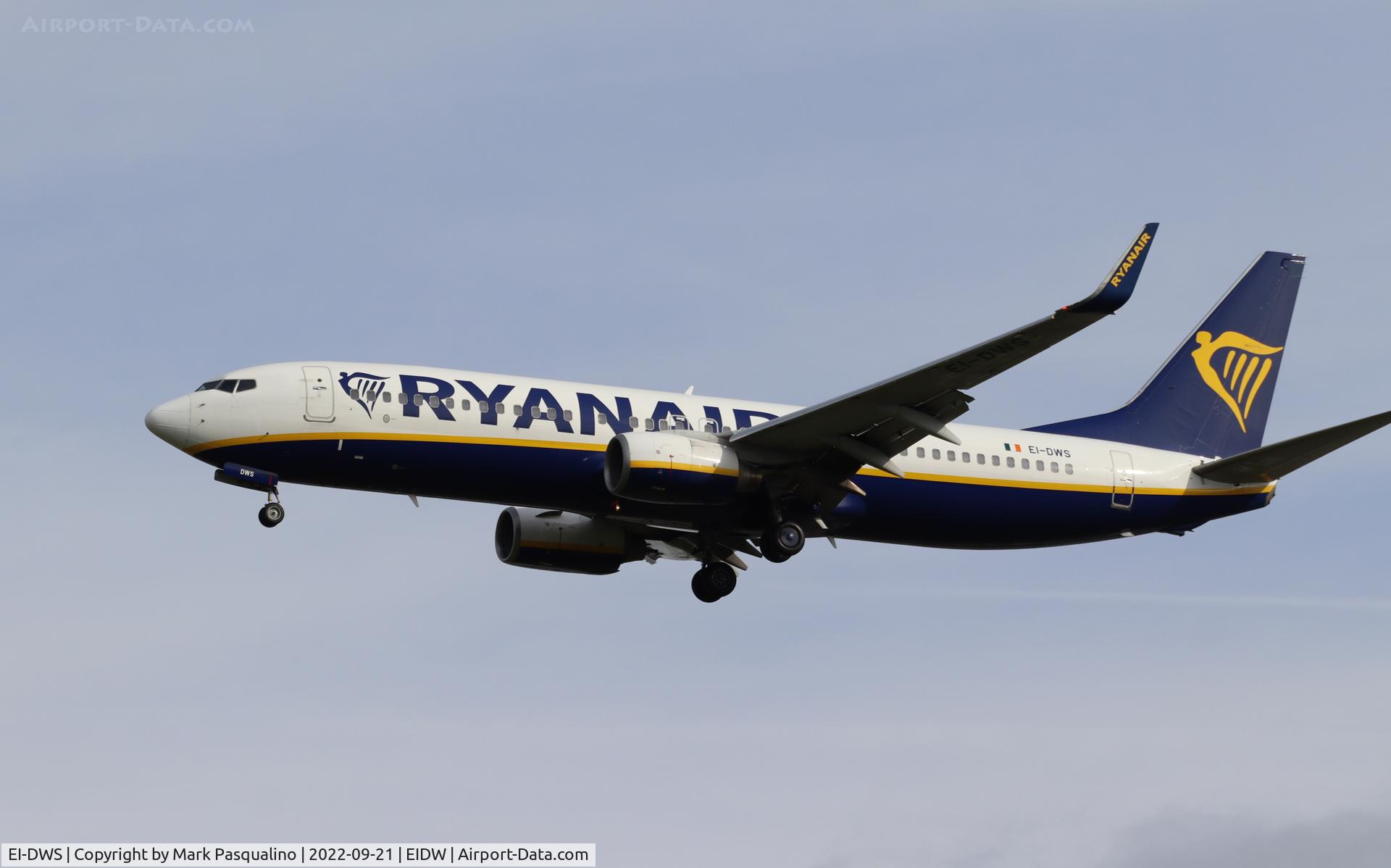 EI-DWS, 2007 Boeing 737-8AS C/N 33625, Boeing 737-8AS