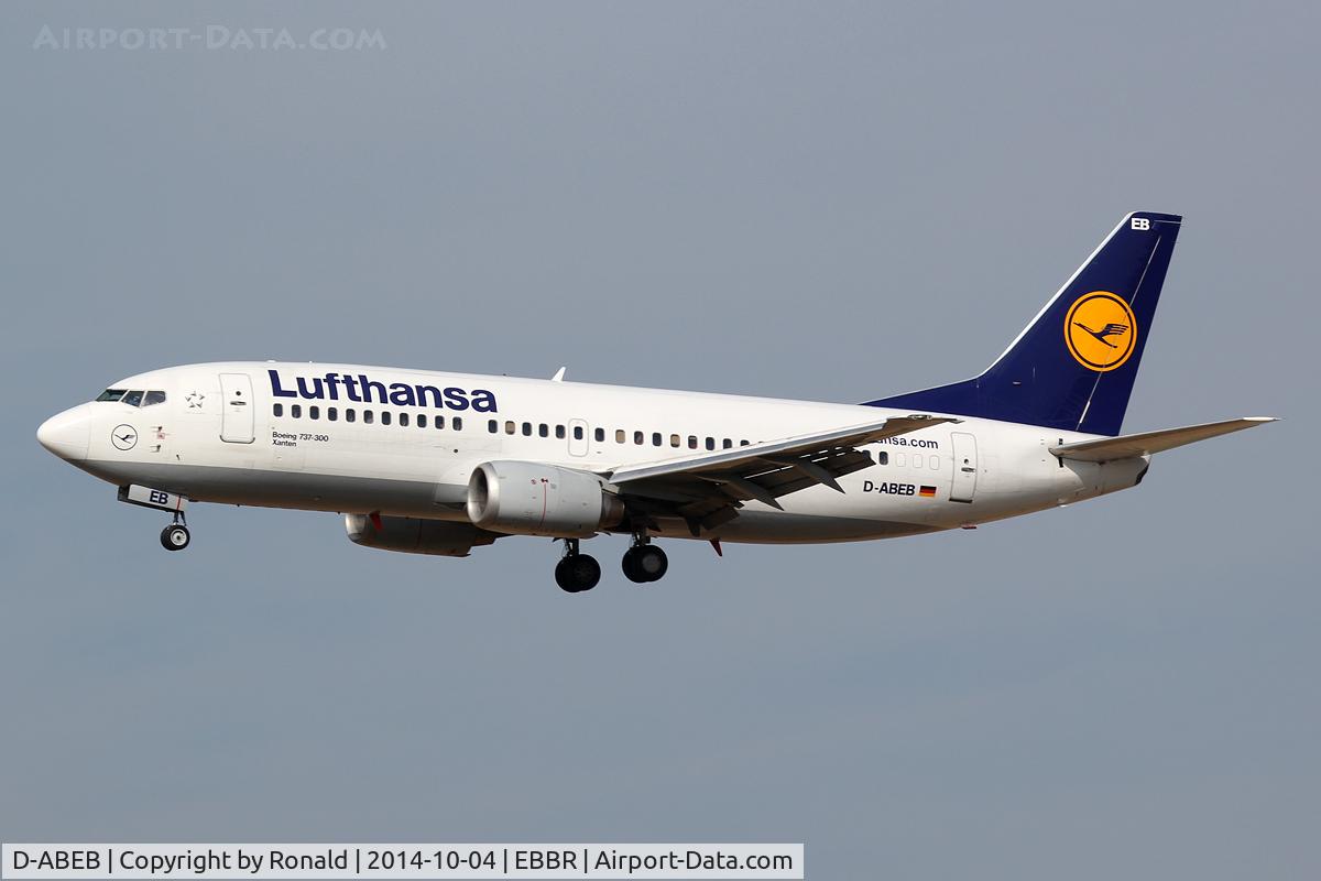 D-ABEB, 1991 Boeing 737-330 C/N 25148, at bru