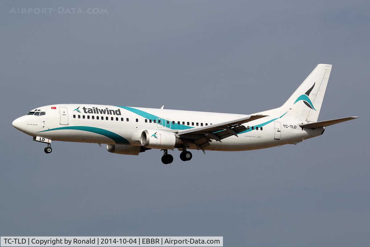 TC-TLD, 1996 Boeing 737-4Q8 C/N 28199, at bru