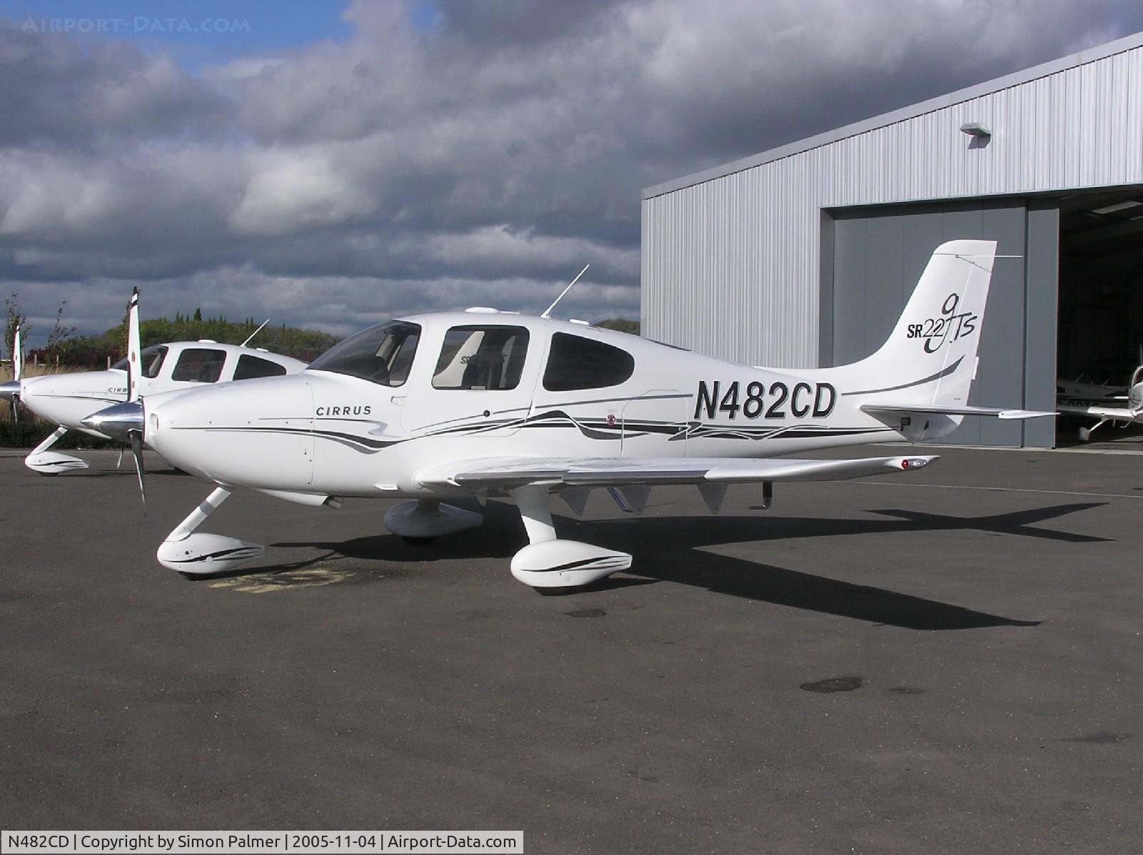 N482CD, 2005 Cirrus SR22 C/N 1482, Another Cirrus at Turweston