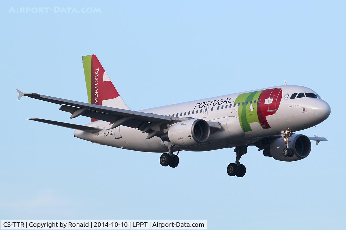 CS-TTR, 2002 Airbus A319-112 C/N 1756, at lis