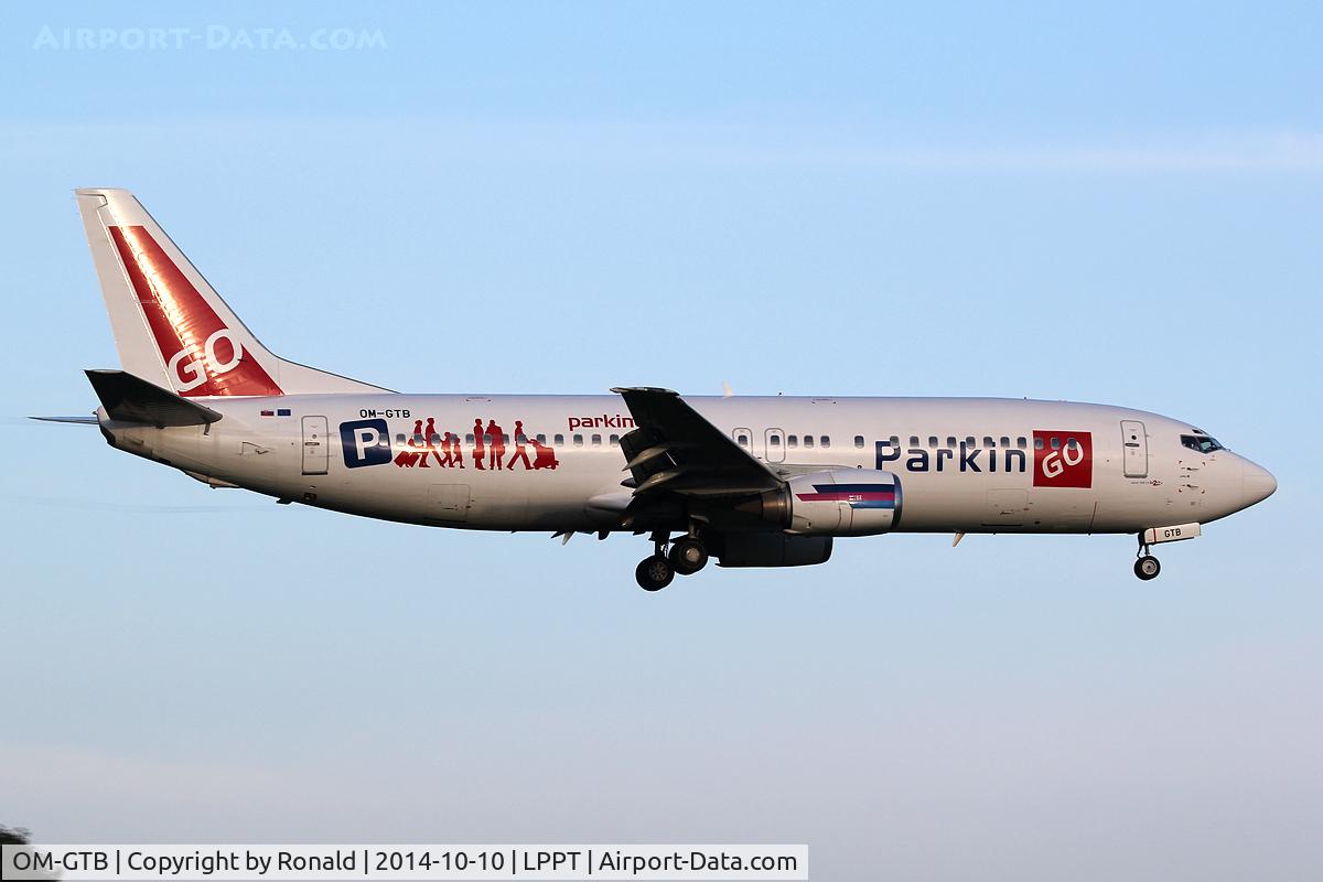 OM-GTB, 1997 Boeing 737-49R C/N 28882, at lis