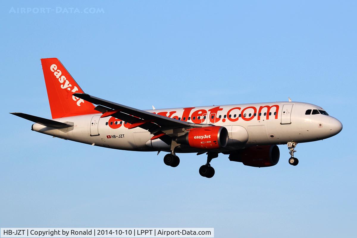 HB-JZT, 2005 Airbus A319-112 C/N 2420, at lis