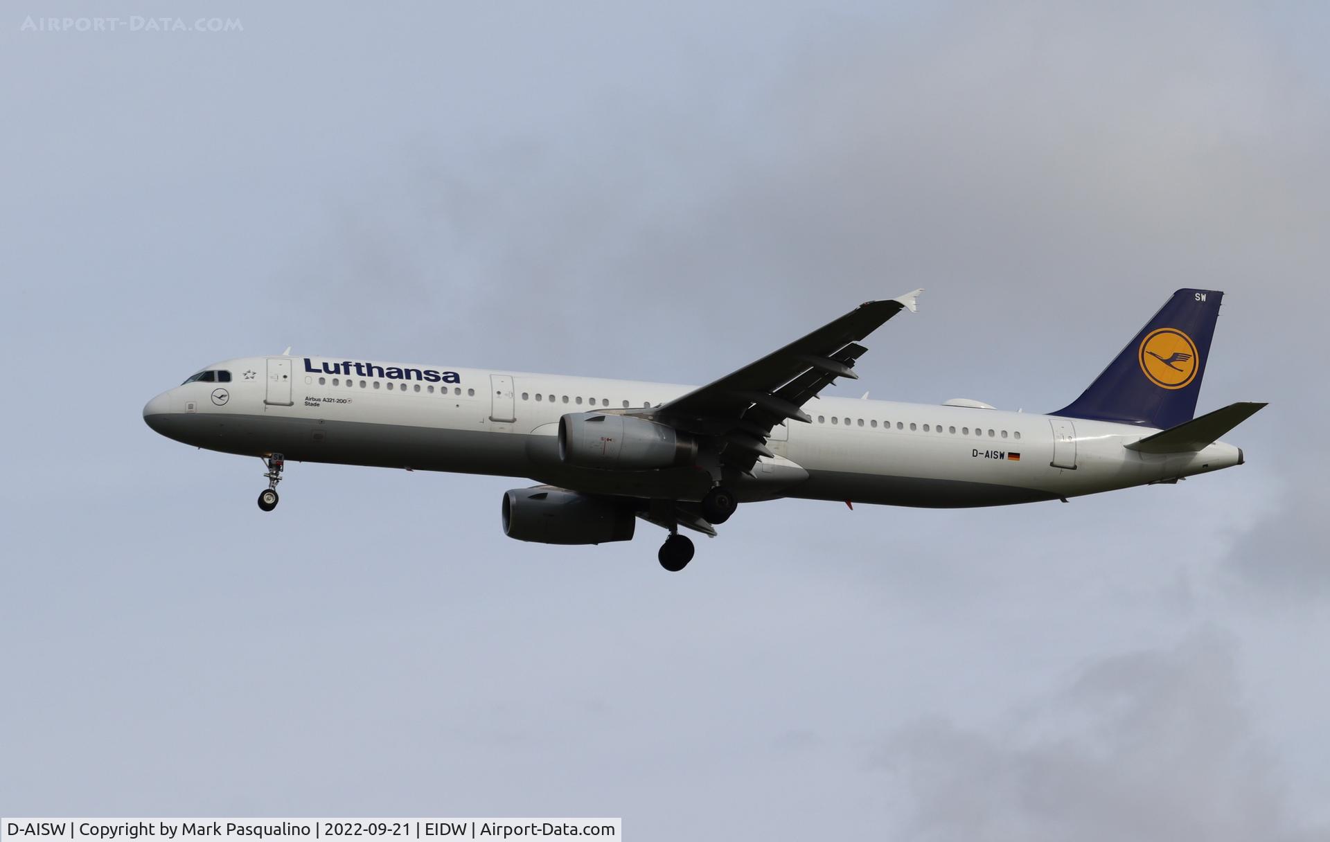 D-AISW, 2009 Airbus A321-231 C/N 4087, Airbus A321-231