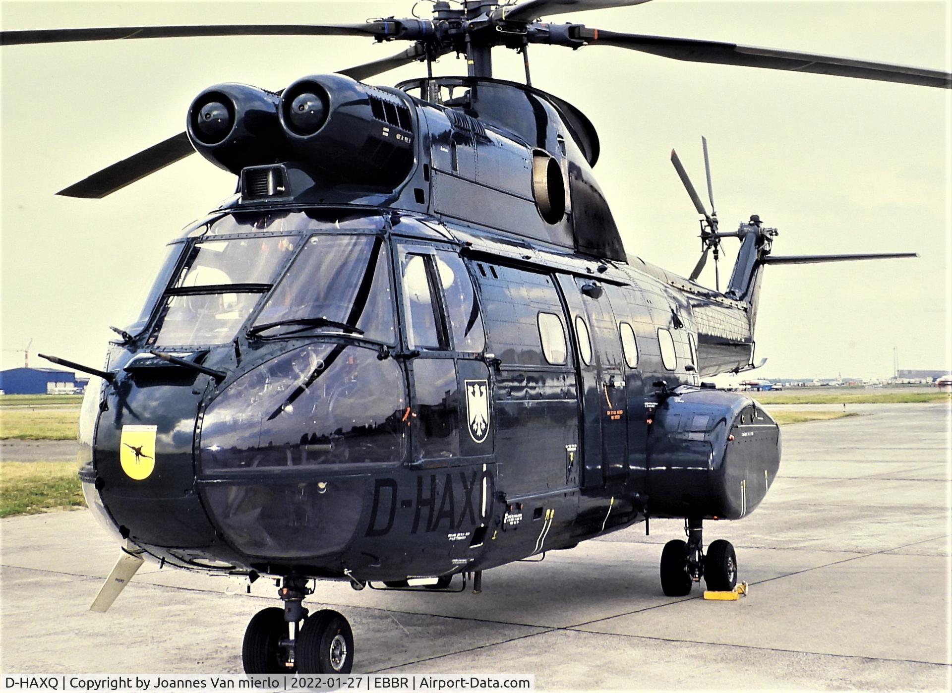 D-HAXQ, Aerospatiale SA-330J Puma C/N 1549, Brussels