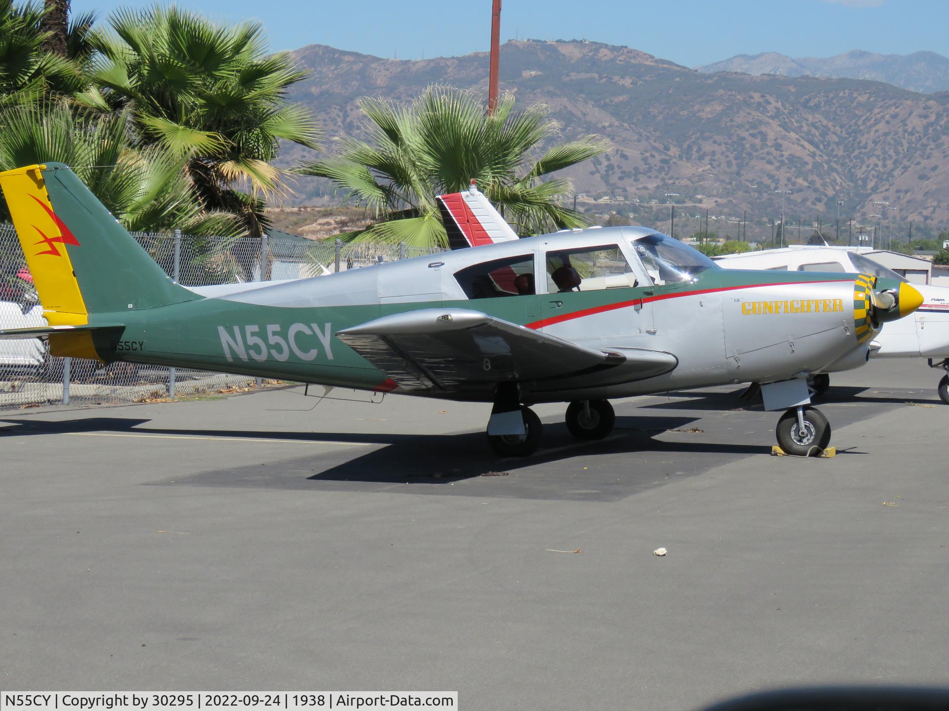 N55CY, 1961 Piper PA-24-250 Comanche C/N 24-2674, Psarked
