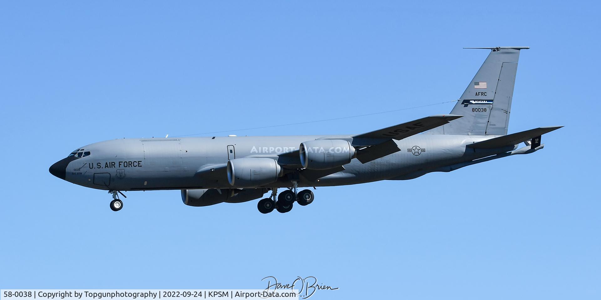 58-0038, 1958 Boeing KC-135R Stratotanker C/N 17783, WINK20 back from CAP duty.