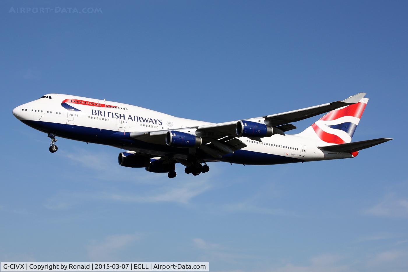 G-CIVX, 1998 Boeing 747-436 C/N 28852, at lhr