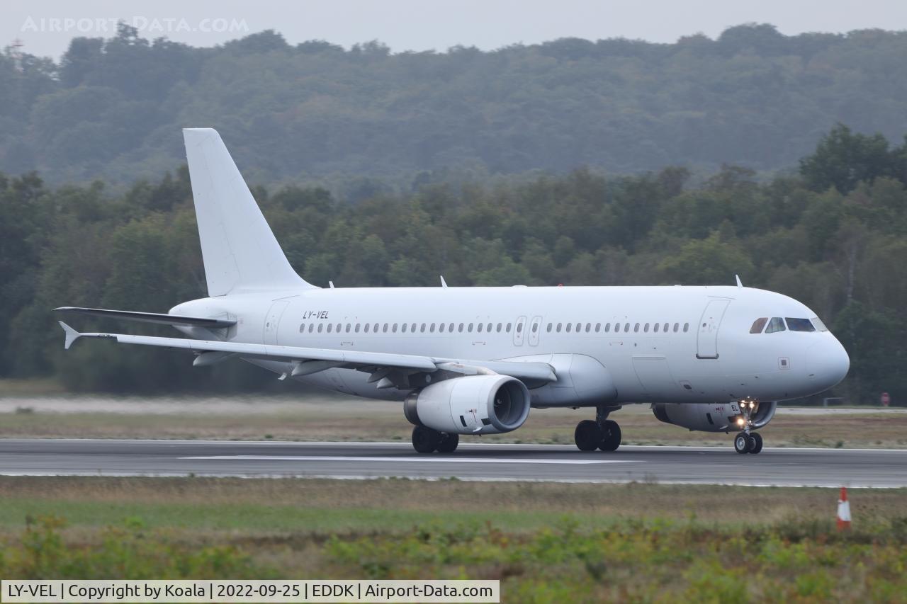 LY-VEL, 2003 Airbus A320-232 C/N 1998, Departure to Antalya in exciting livery. Ruway 32R.