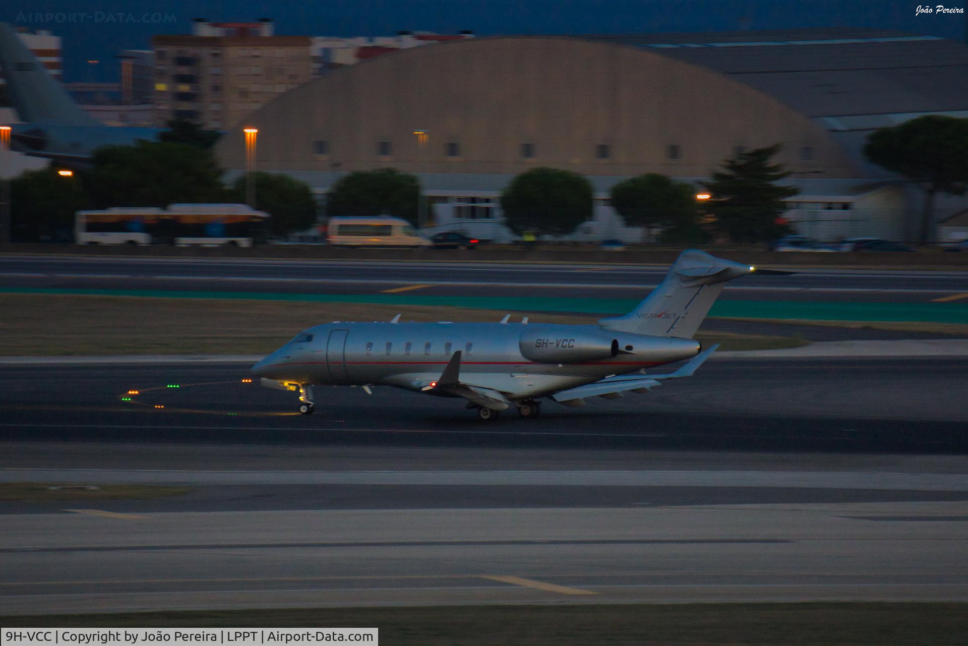 9H-VCC, 2015 Bombardier Challenger 350 (BD-100-1A10) C/N 20535, Bombardier Challenger 350 at LPPT