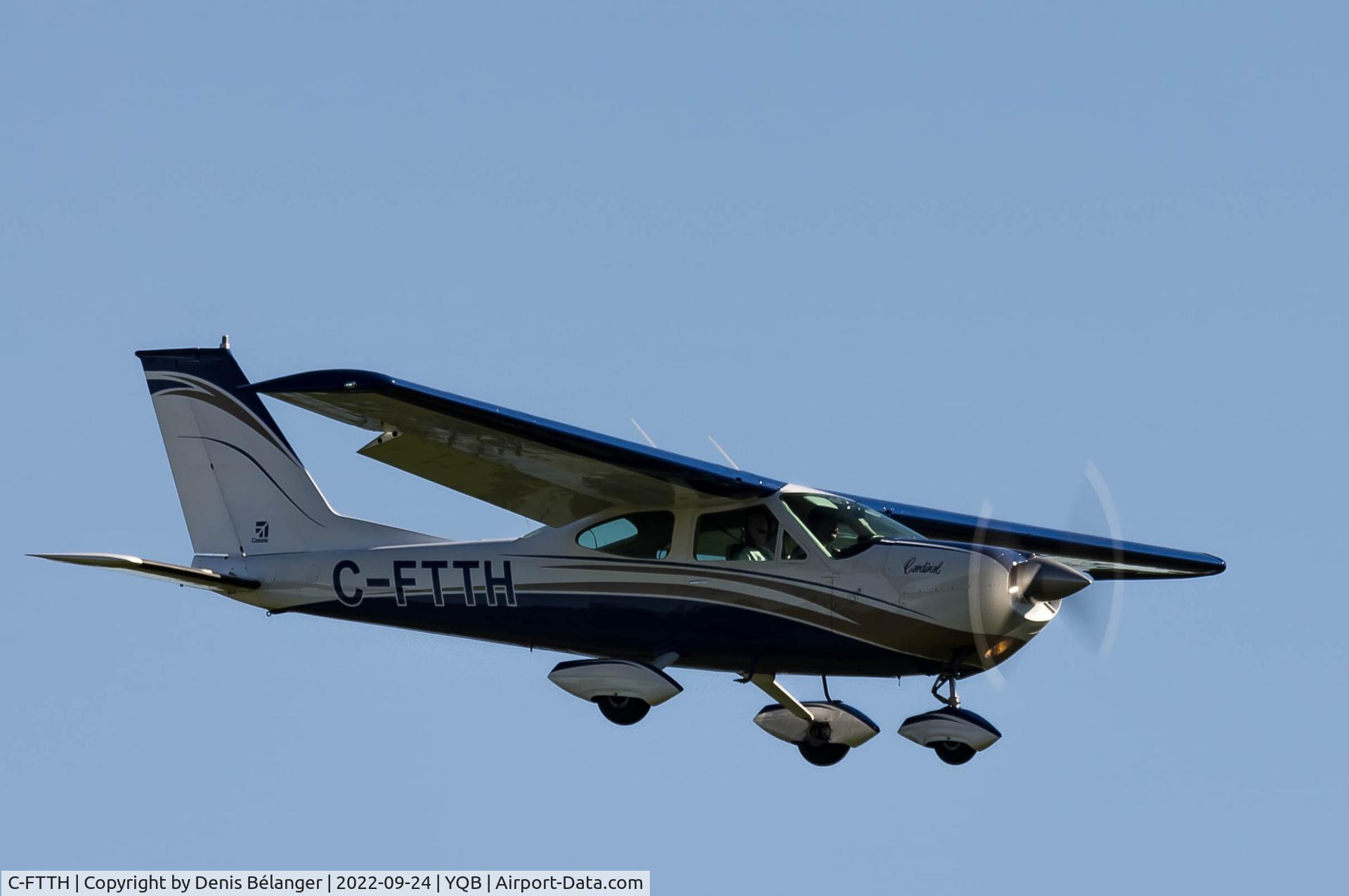 C-FTTH, 1971 Cessna 177B Cardinal C/N 17701620, Landing at YQB runway 29