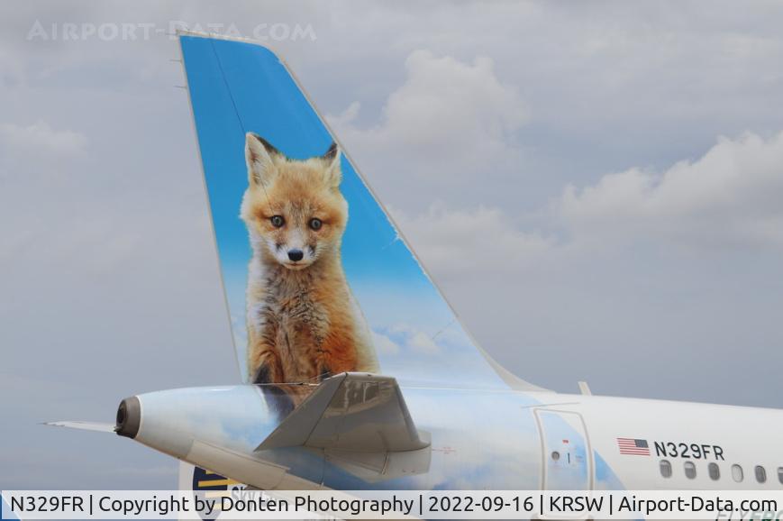 N329FR, 2018 Airbus A320-251N C/N 8135, Frontier Airlines - Trixie the Fox