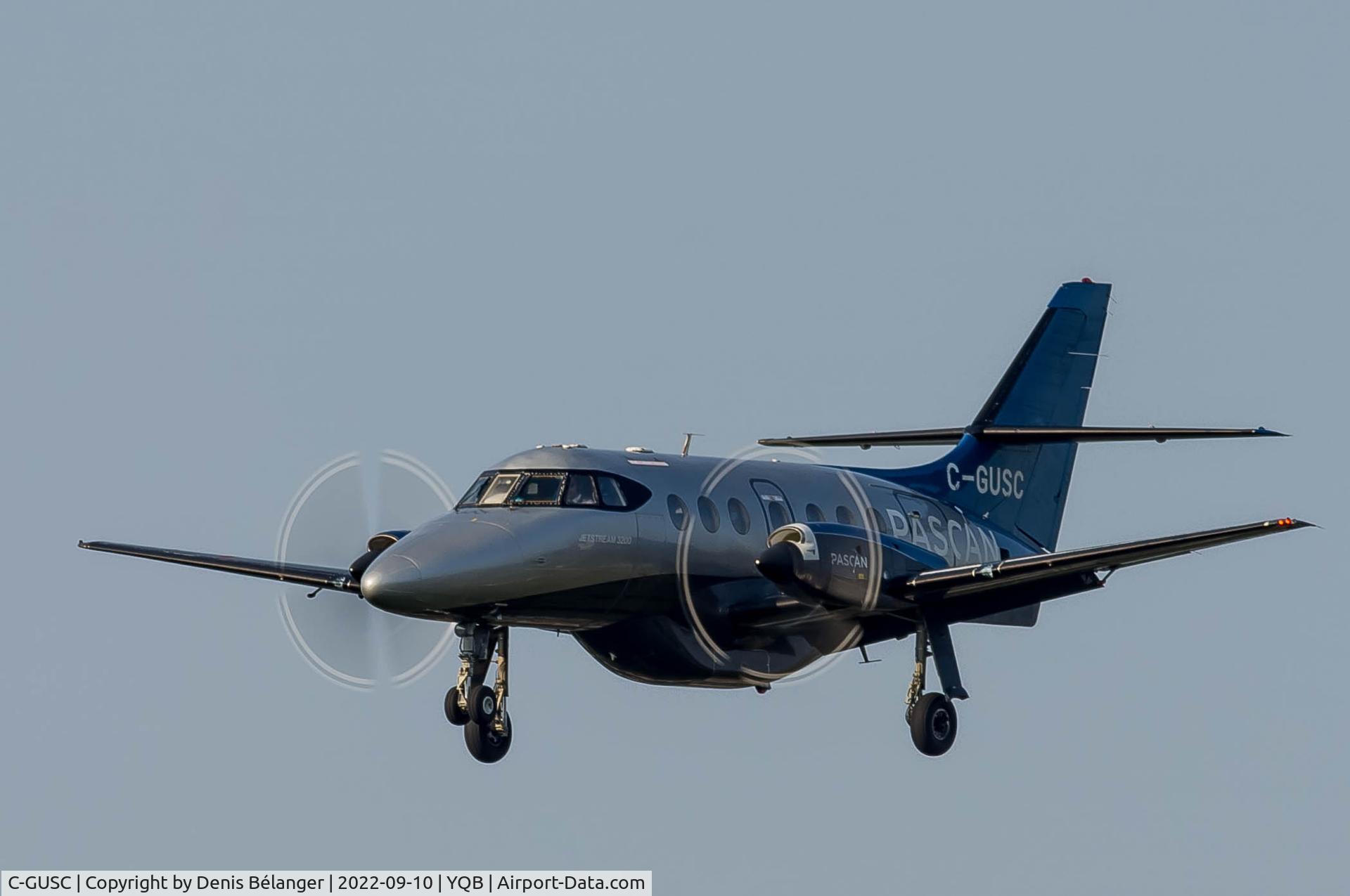 C-GUSC, 1990 British Aerospace BAe-3201 Jetstream C/N 902, Runway 24 YQB