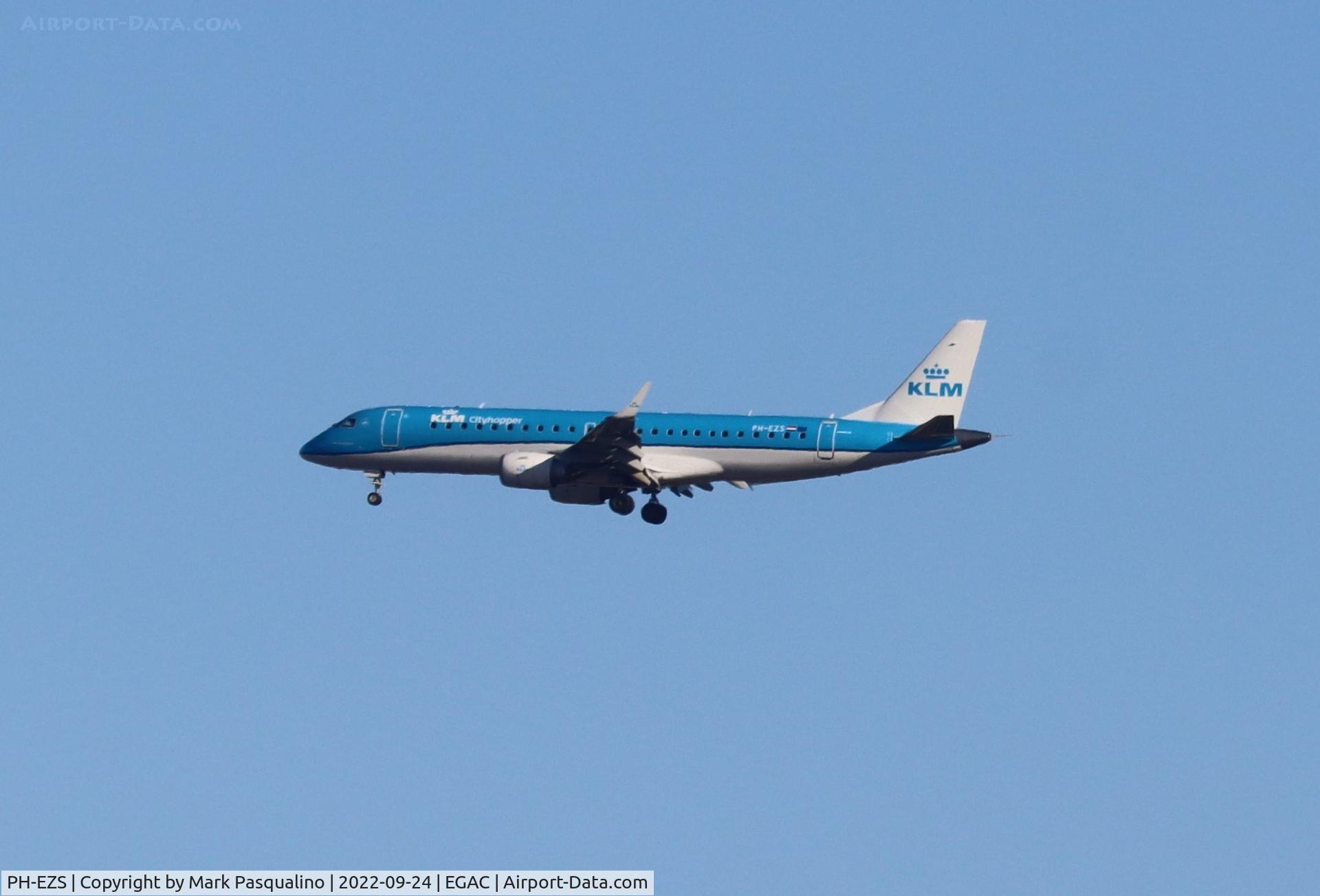 PH-EZS, 2010 Embraer 190LR (ERJ-190-100LR) C/N 19000380, ERJ-190-100LR