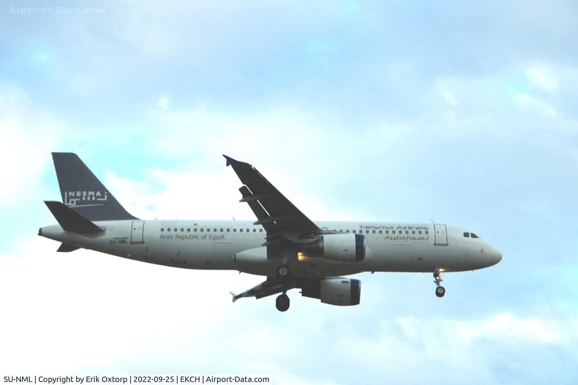 SU-NML, 2012 Airbus A320-214 C/N 5175, SU-NML landing rw 12
