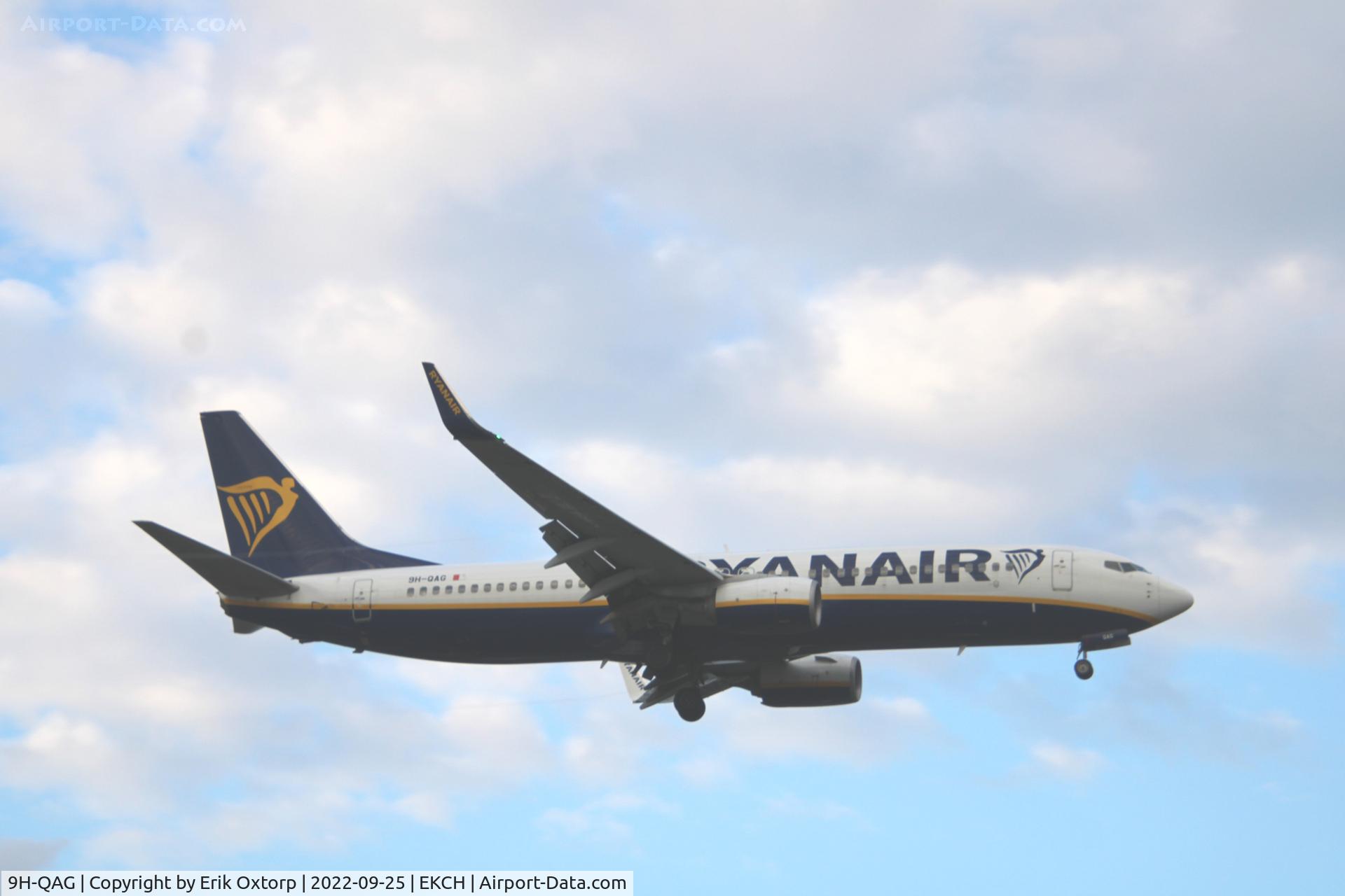 9H-QAG, 2018 Boeing 737-800 C/N 44815, 9H-QAG landing rw 12