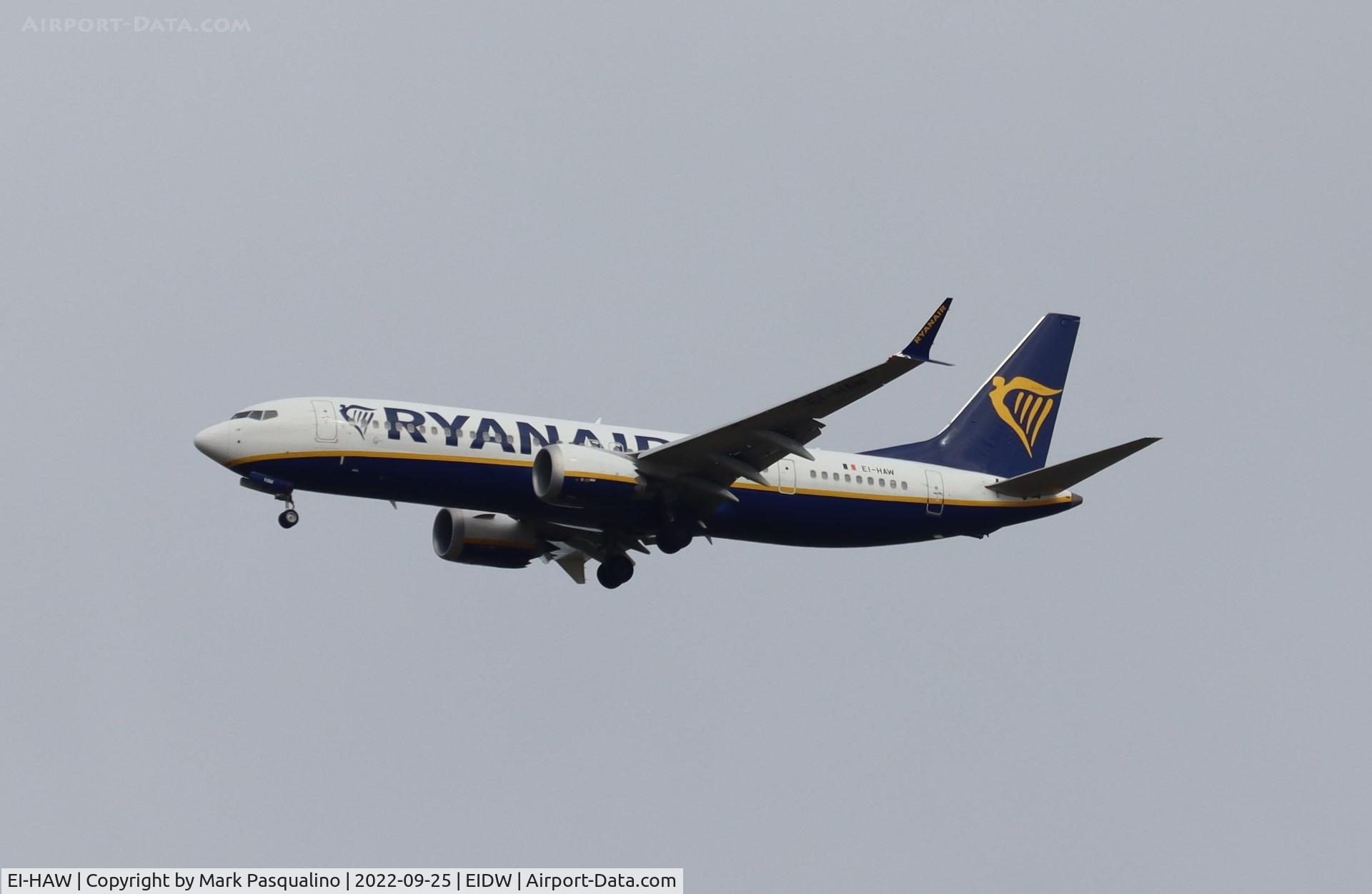 EI-HAW, 2019 Boeing 737-8-200 MAX C/N 65078, Boeing 737-8-200 MAX