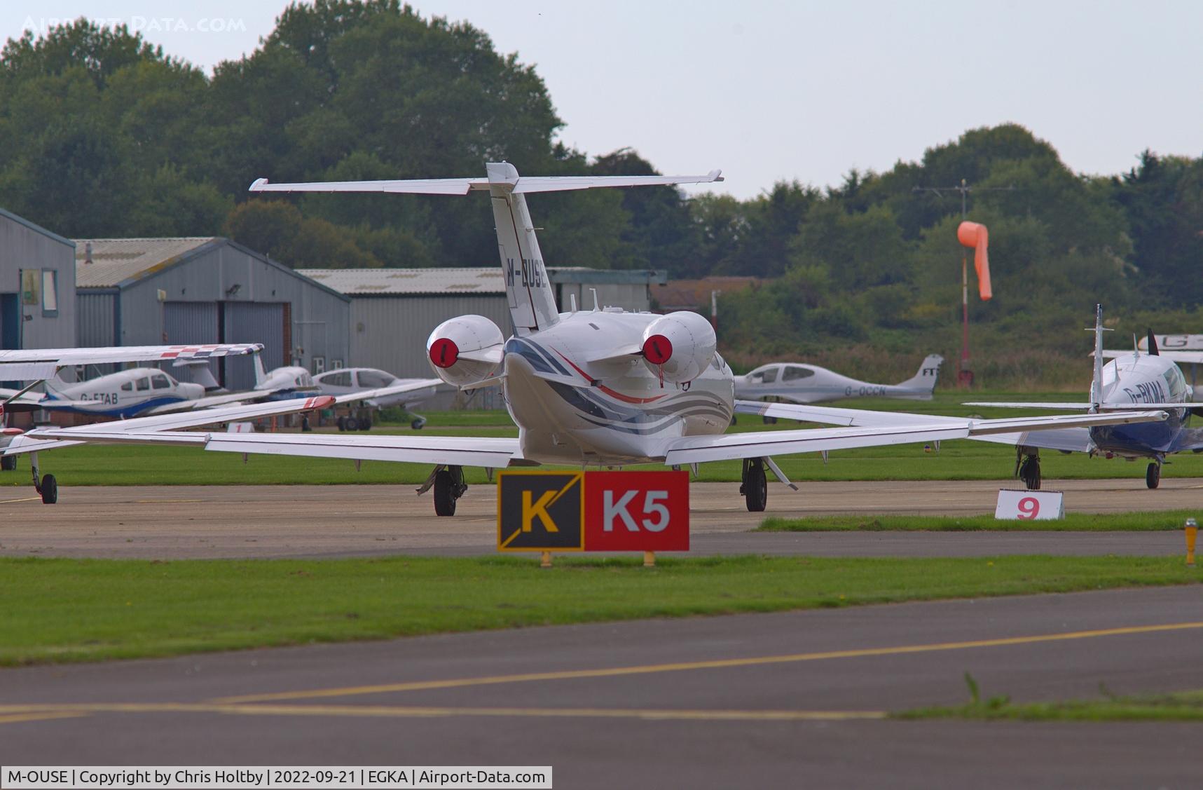 M-OUSE, 2012 Cessna 510 Citation Mustang Citation Mustang C/N 510-0340, Citation Mustang parked at Shoreham Airport, Sussex