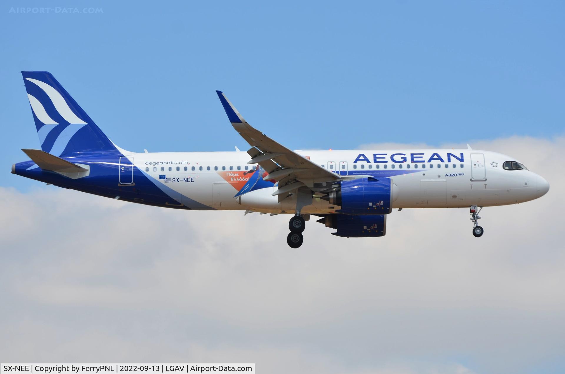 SX-NEE, 2022 Airbus A320-271N C/N 10901, Arrival of Aegean A320N