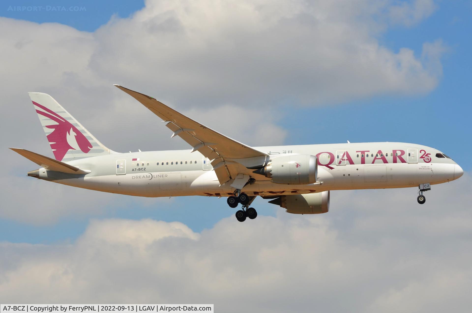 A7-BCZ, 2015 Boeing 787-8 Dreamliner Dreamliner C/N 38344, Arrival of Qatar B788