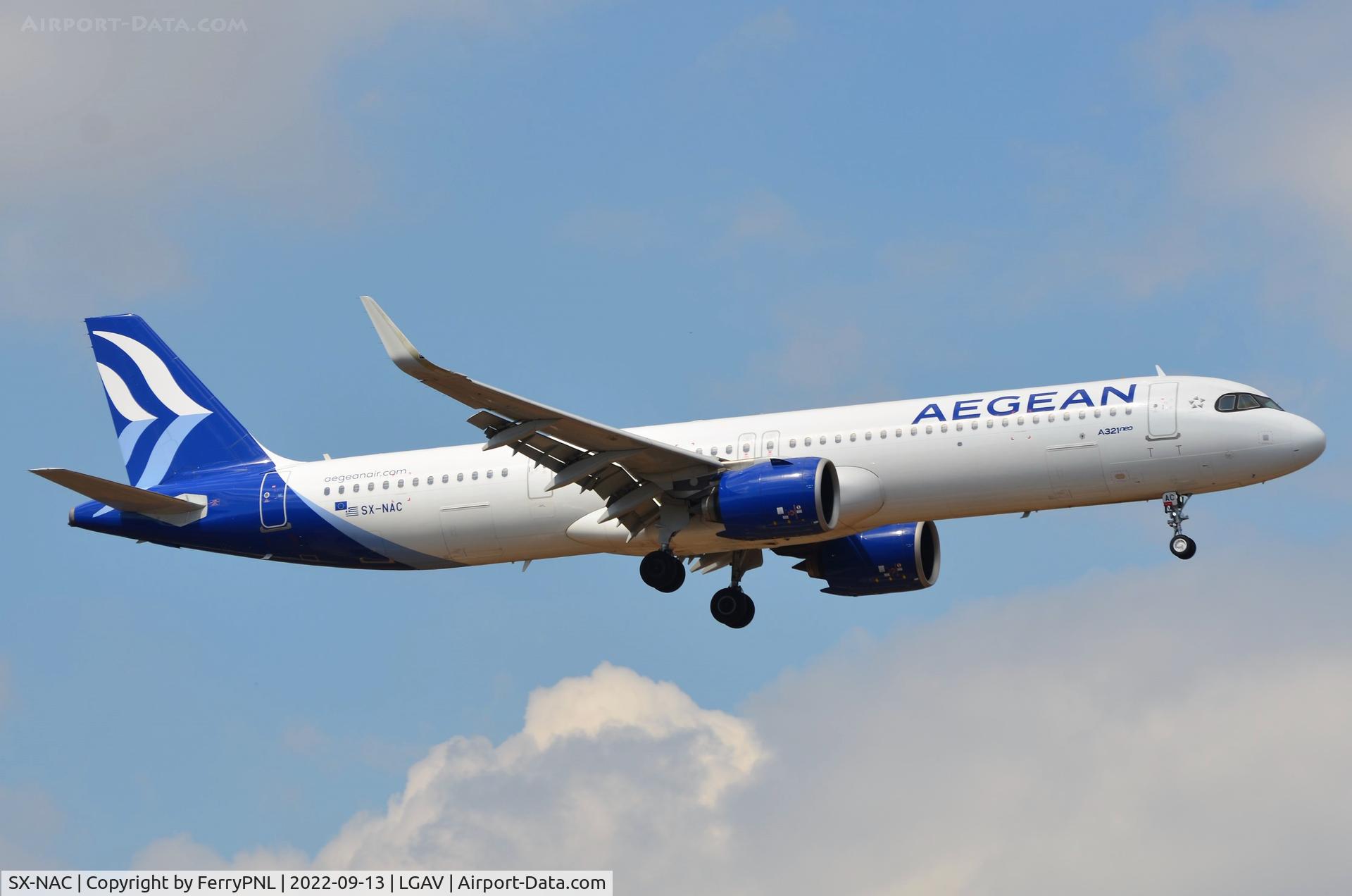 SX-NAC, 2020 Airbus A321-271NX C/N 10189, Arrival of Aegean A321N