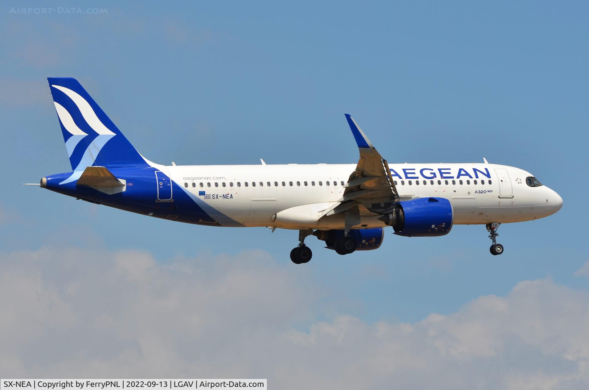 SX-NEA, 2020 Airbus A320-271N C/N 9497, Aegean A320N