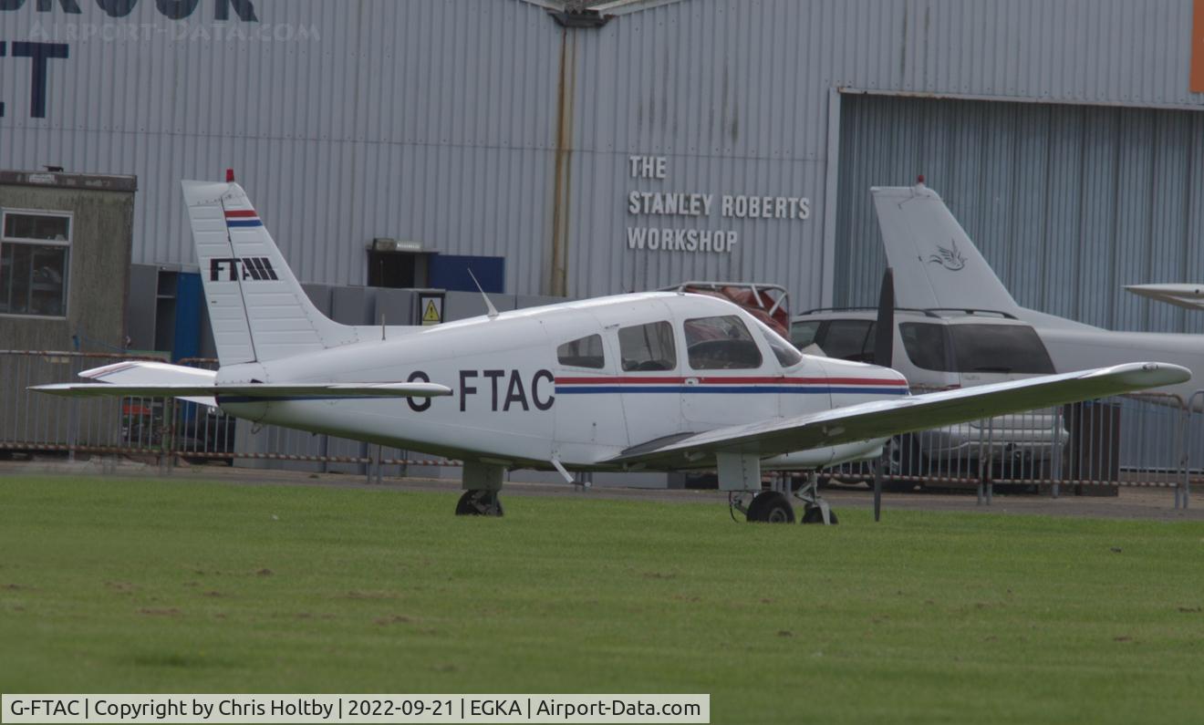 G-FTAC, 1984 Piper PA-28-161 Warrior II C/N 28-8416082, Parked at Shoreham Airport, Sussex