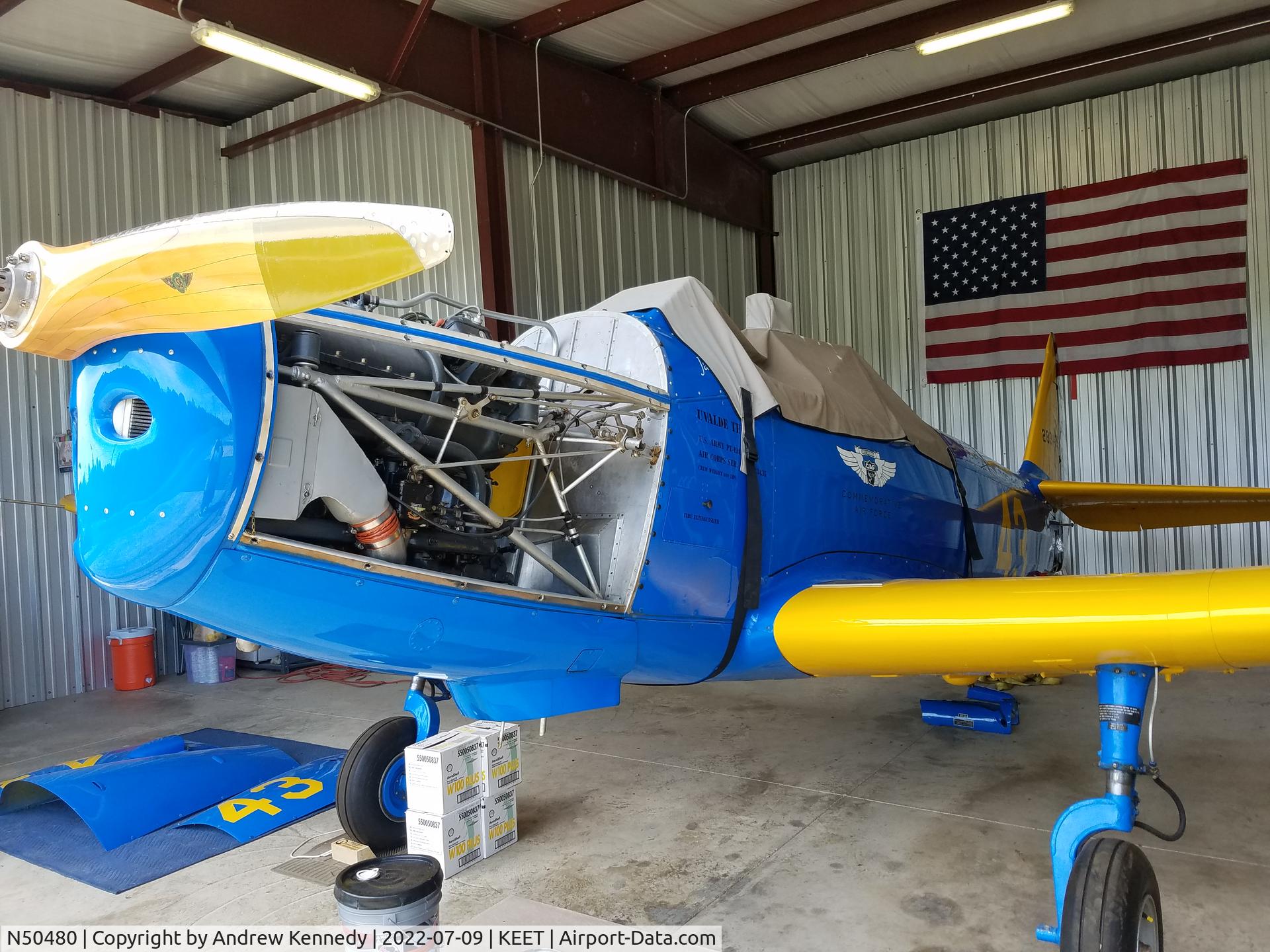N50480, Fairchild PT-19A C/N T43-7022, PT-19A 
