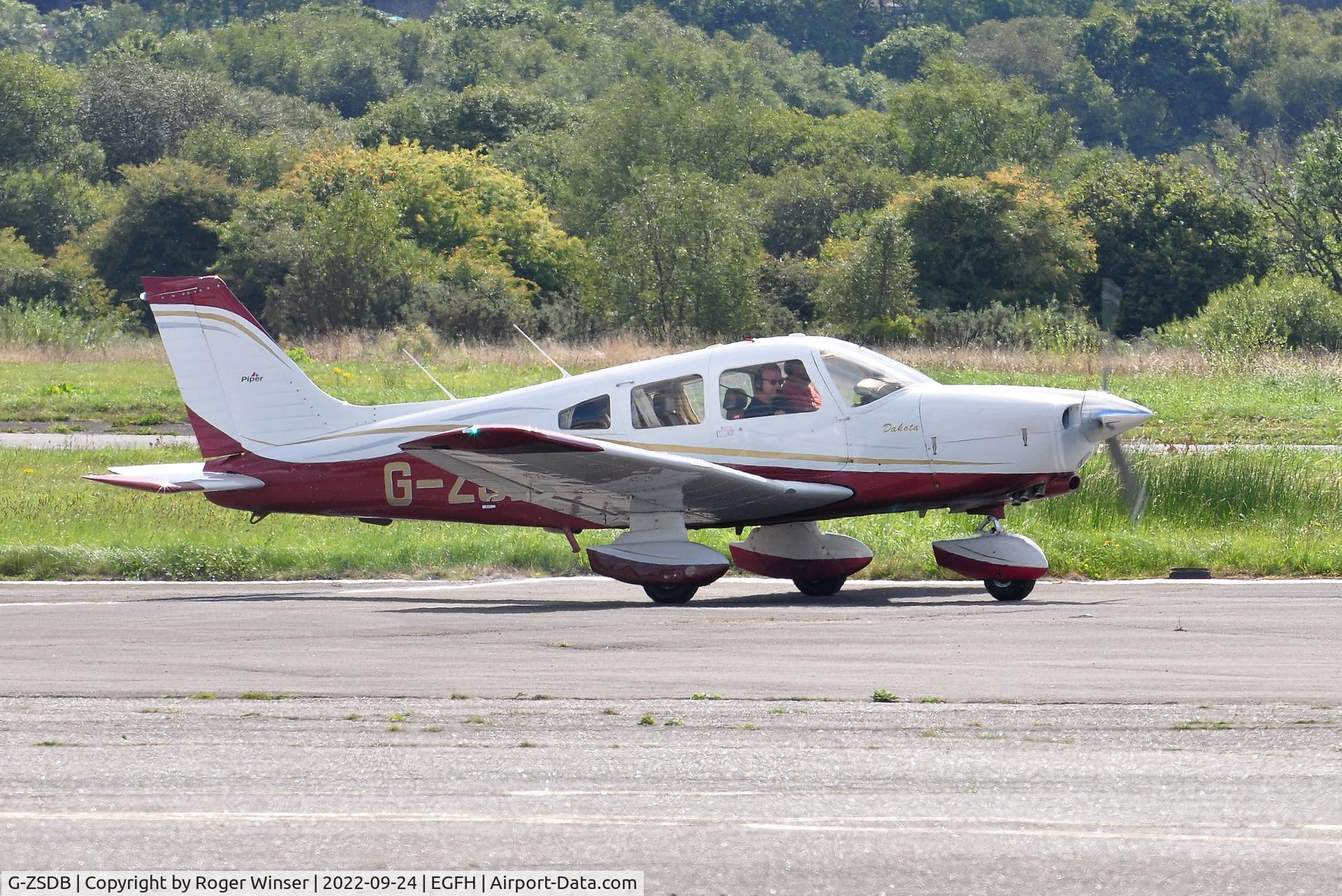 G-ZSDB, 1982 Piper PA-28-236 Dakota C/N 28-8211004, Visiting Dakota.
