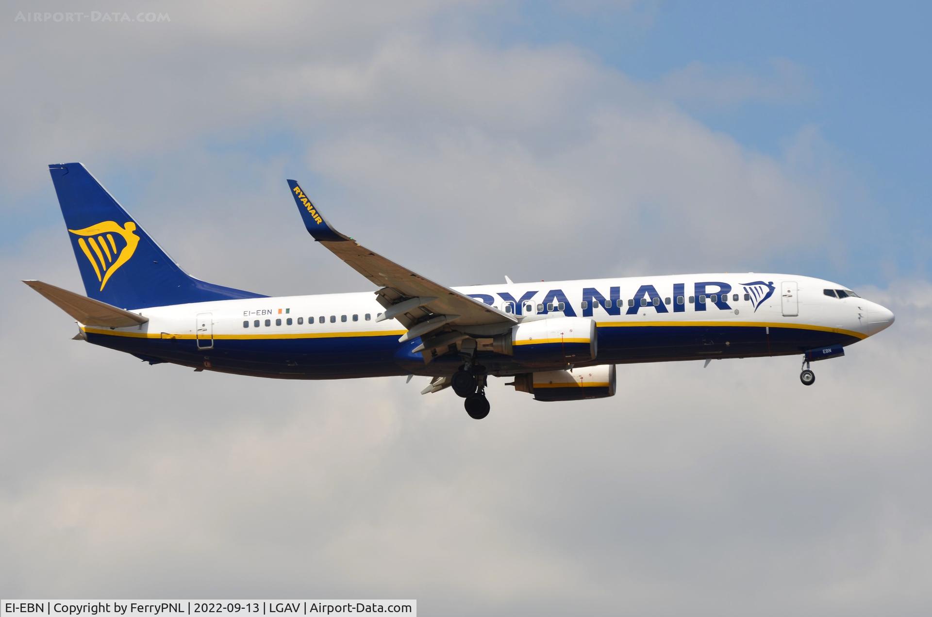 EI-EBN, 2009 Boeing 737-8AS C/N 35003, Ryanair B738