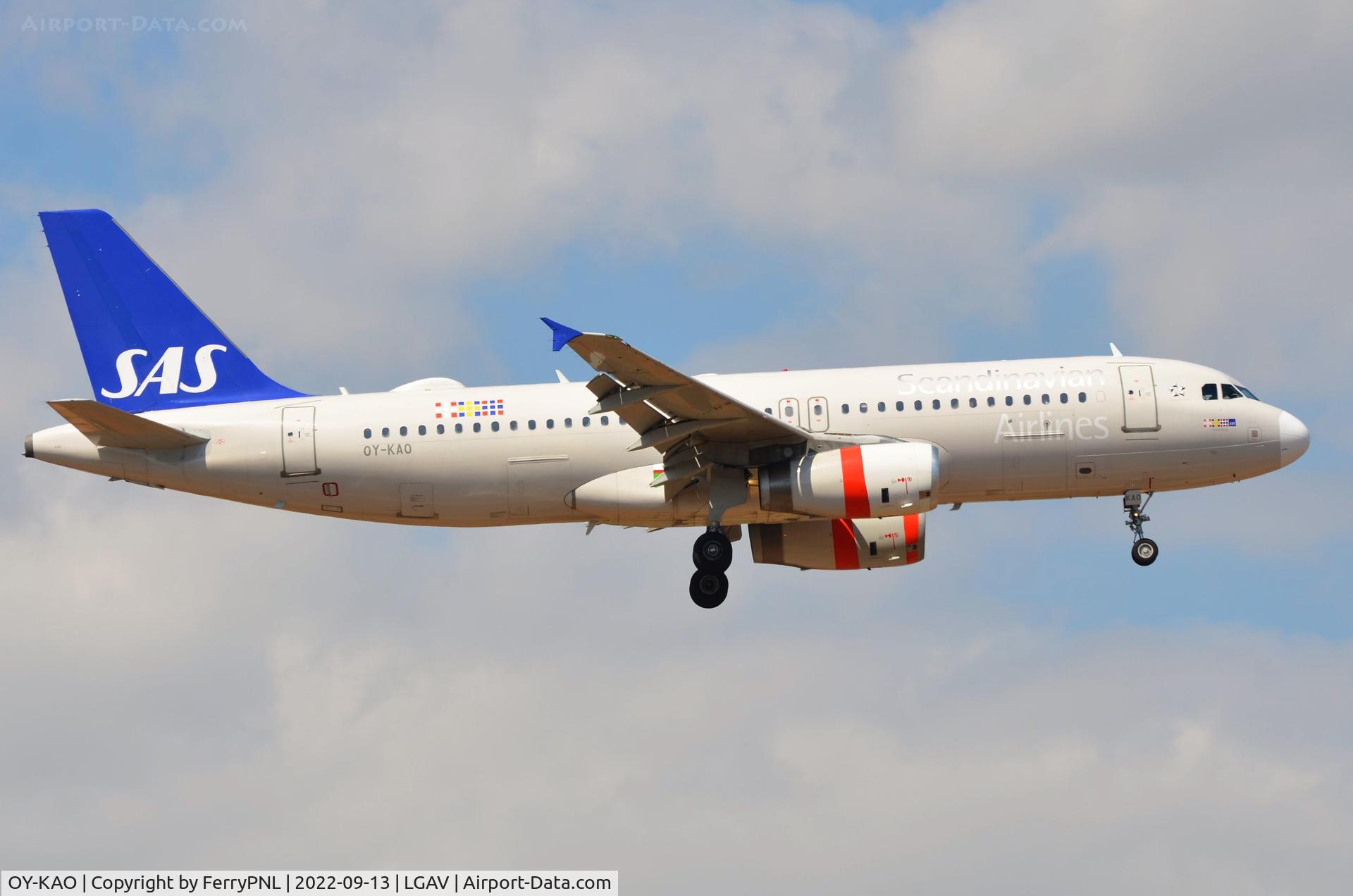 OY-KAO, 2006 Airbus A320-232 C/N 2990, One of SAS classic A320's