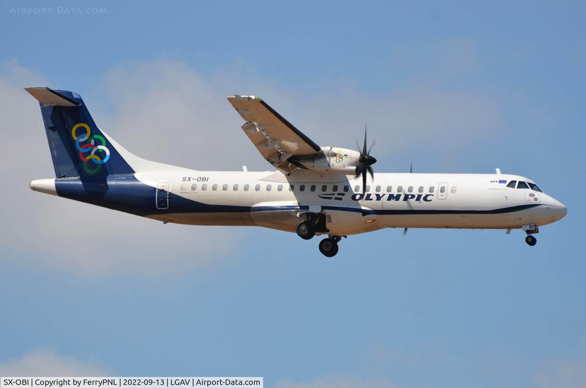SX-OBI, 2015 ATR 72-600 C/N 1295, Former Aer Lingus/Fly Be ATR now operating for Olympic Air