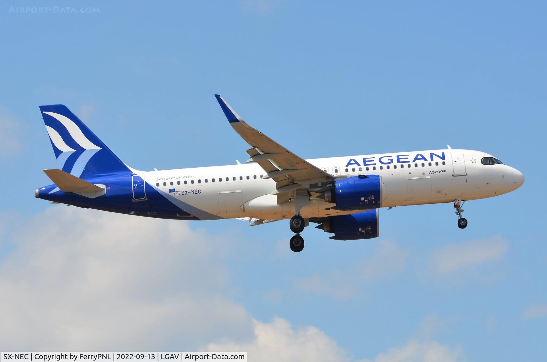 SX-NEC, 2020 Airbus A320-271N C/N 9583, Aegean A320N