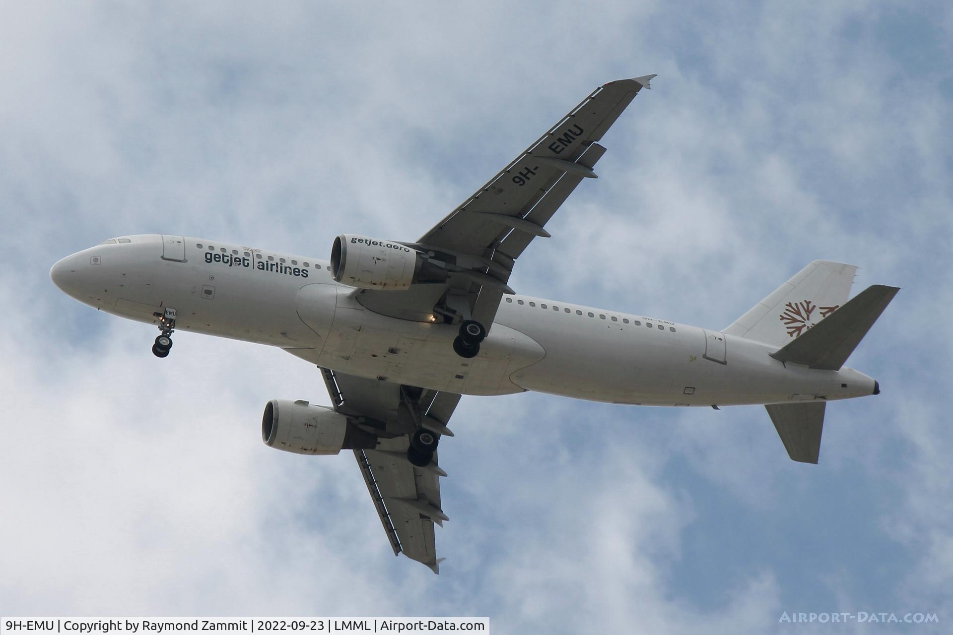 9H-EMU, 1999 Airbus A320-214 C/N 1087, A320 9H-EMU Getjets