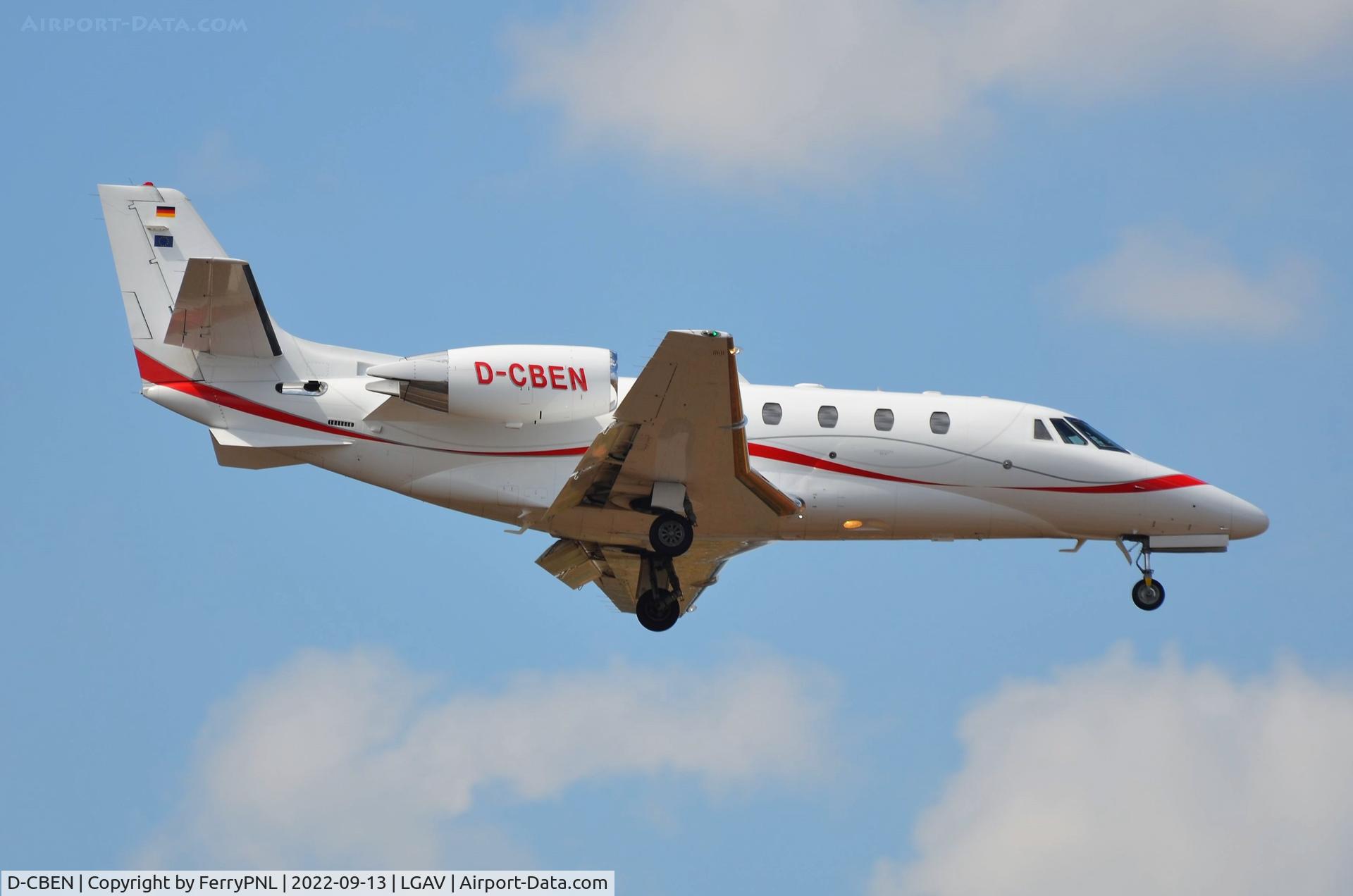 D-CBEN, 2011 Cessna 560XL Citation XLS C/N 560-6089, Wuerth Ce560XL landing