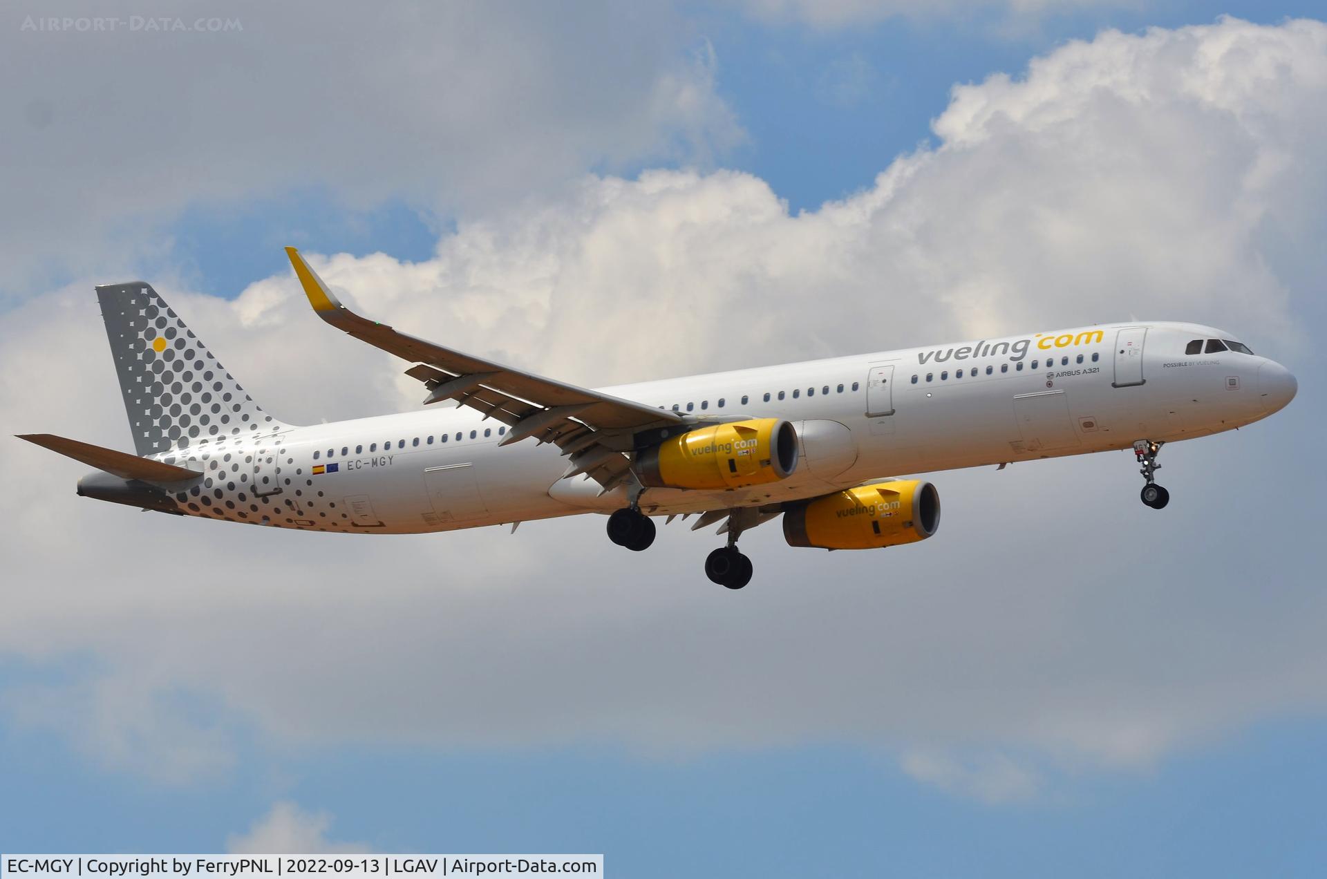 EC-MGY, 2015 Airbus A321-231 C/N 6638, Vueling A321