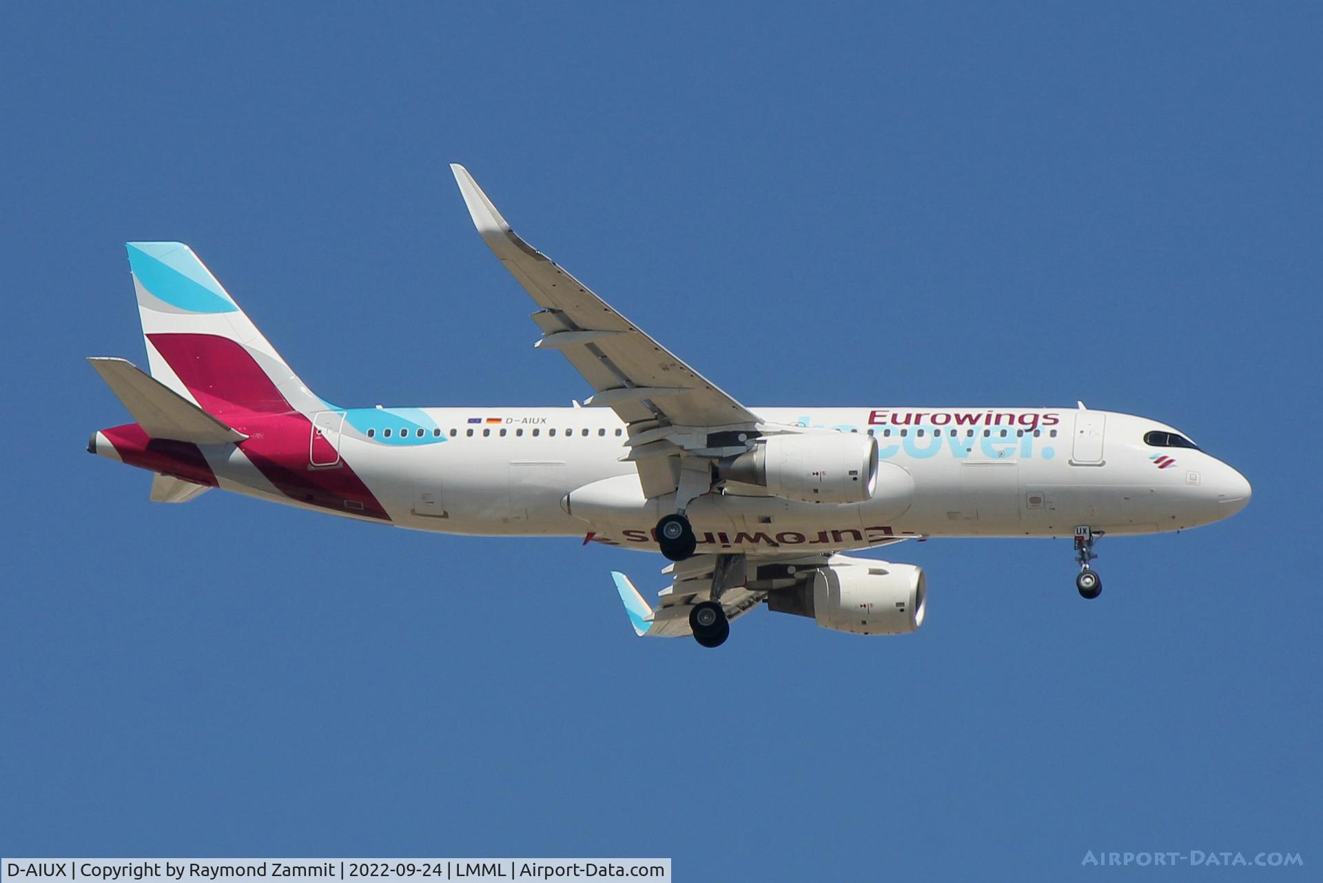 D-AIUX, 2016 Airbus A320-214 C/N 7256, A320 D-AIUX Eurowings Discovery