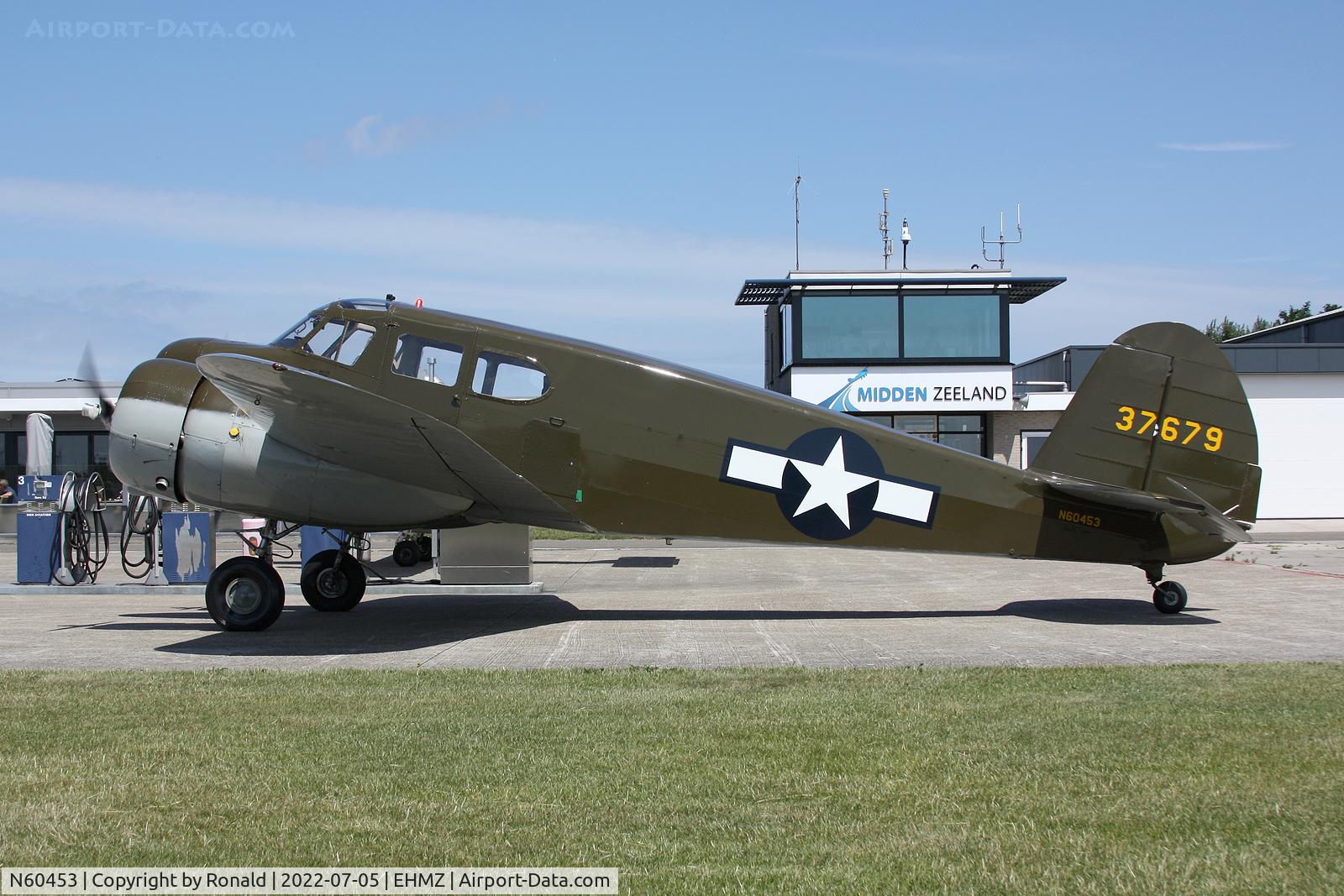 N60453, 1943 Cessna UC-78 (T-50) Bobcat Bobcat C/N 5199, at ehmz